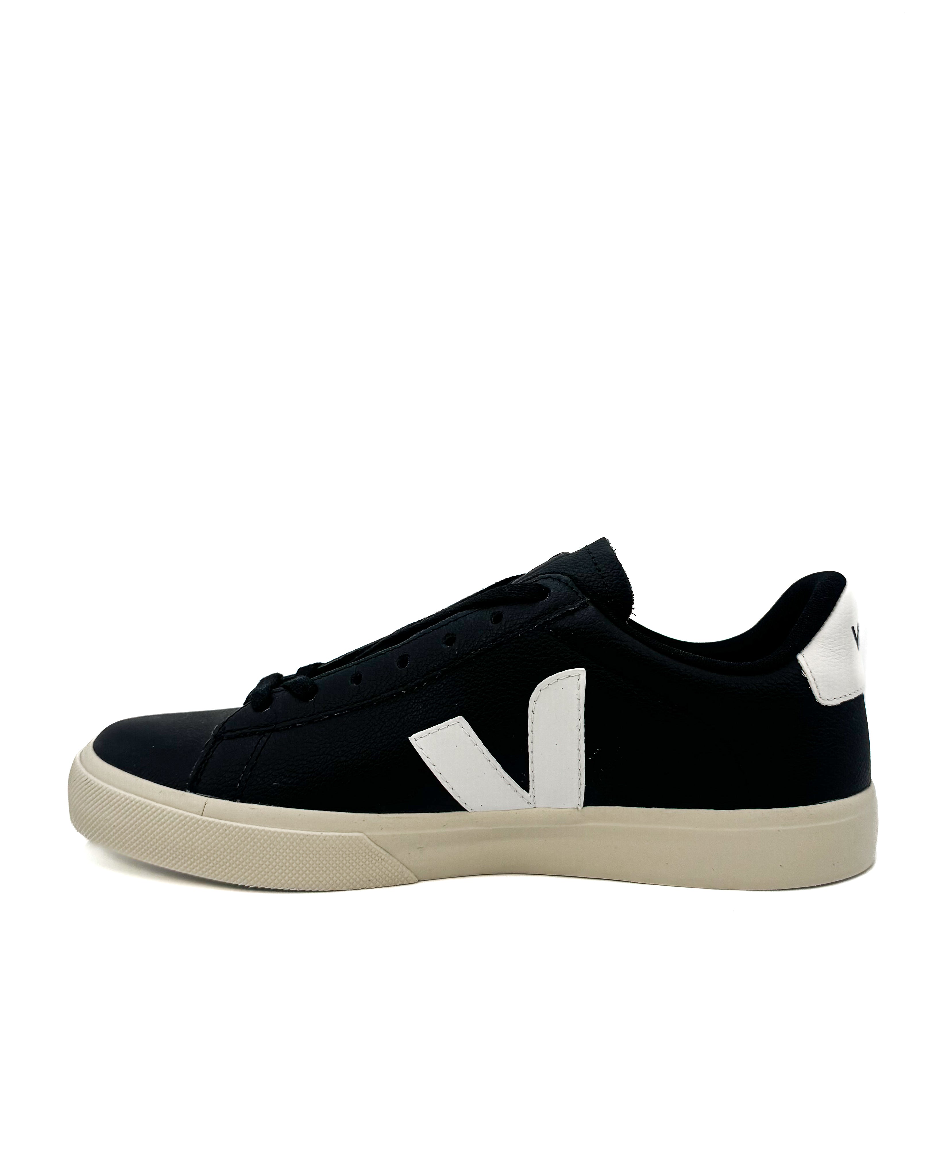 VEJA - CAMPO CHROMEFREE LEATHER BLACK/WHITE