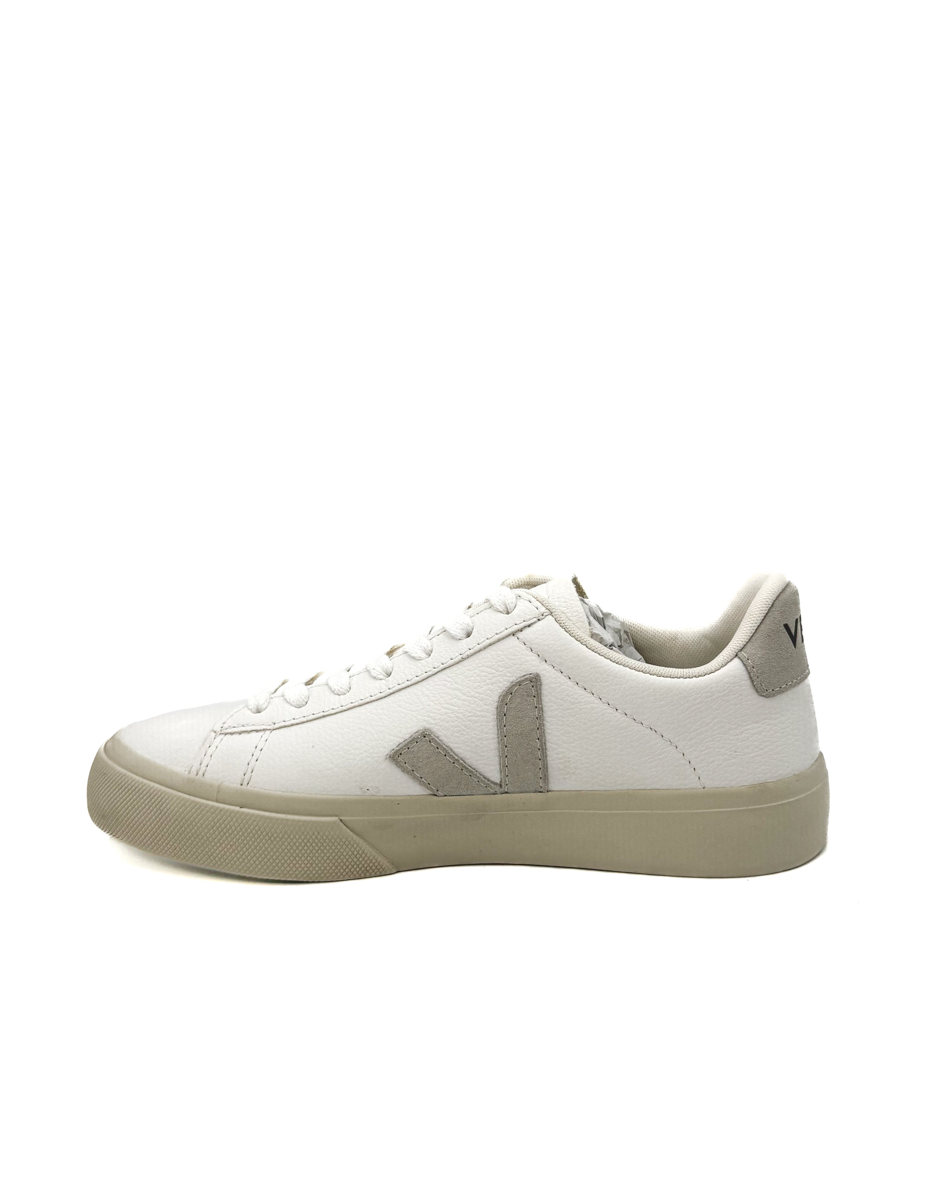 VEJA - CAMPO LEATHER WHITE/NATURAL SUEDE