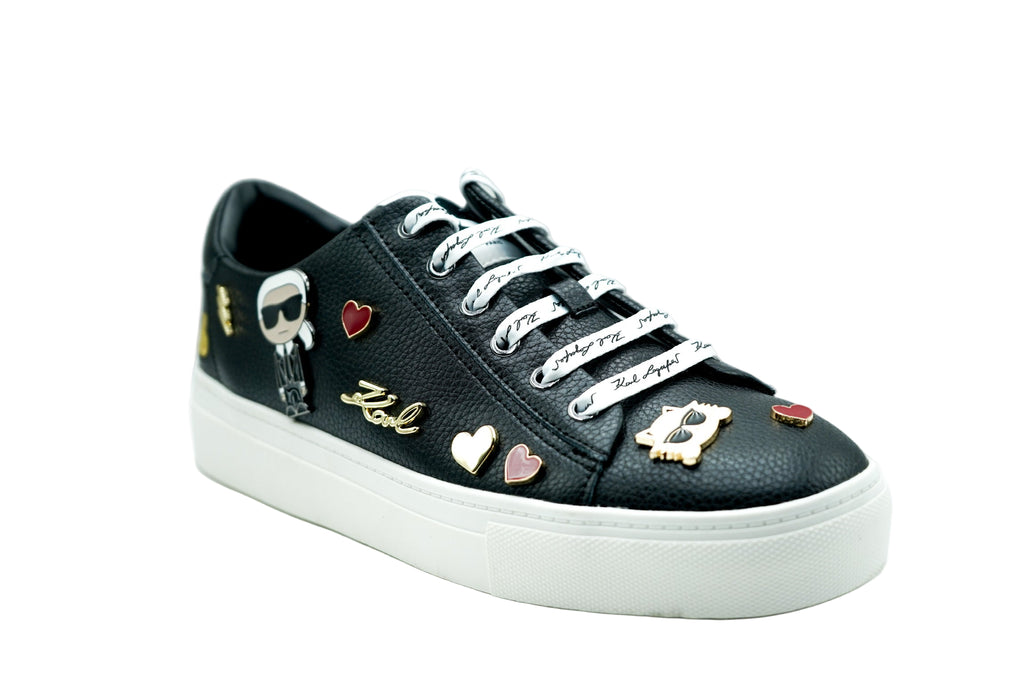 CATE PINS LACE UP BLACK