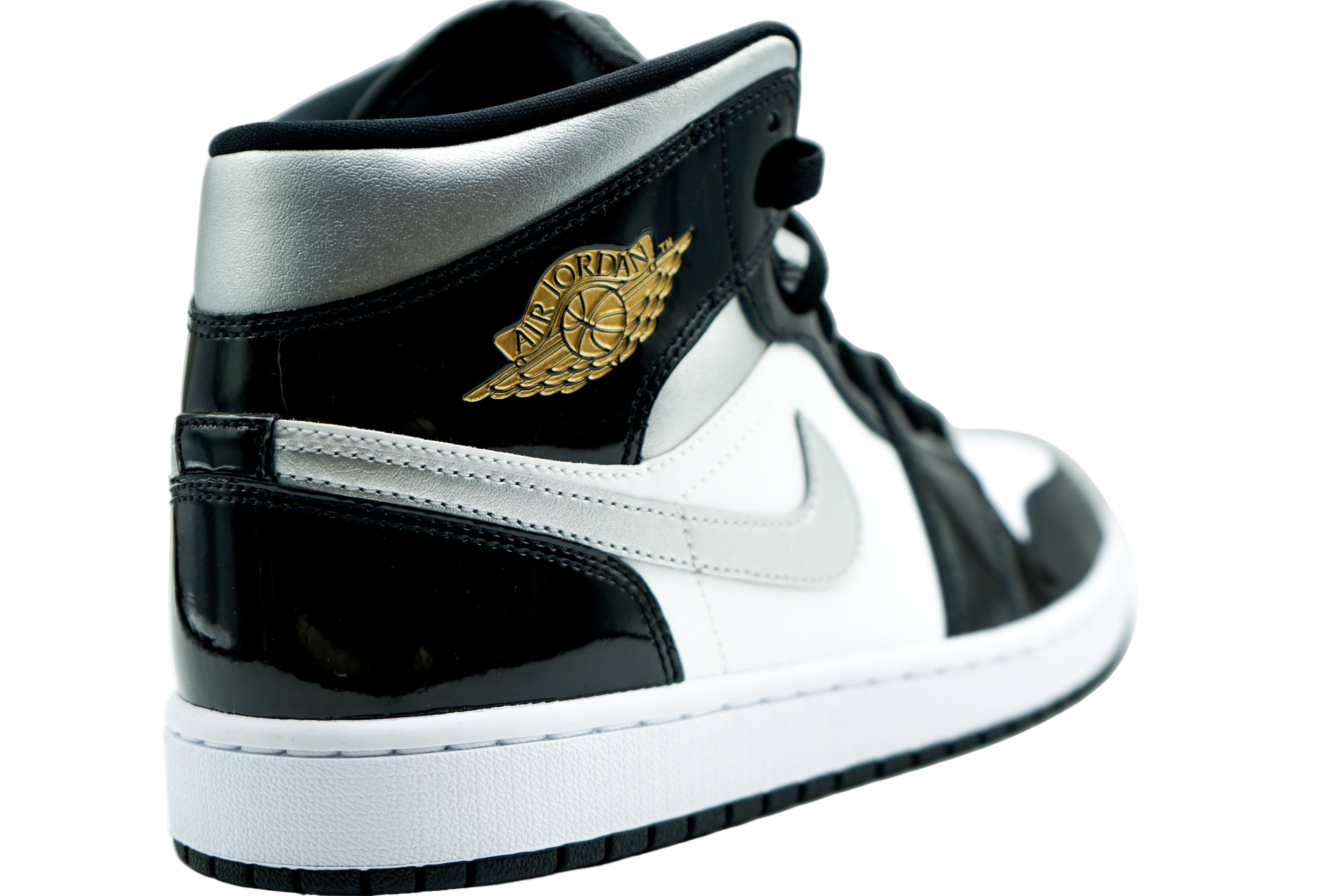 AIR JORDAN 1 MID SE BLACK/METALLIC