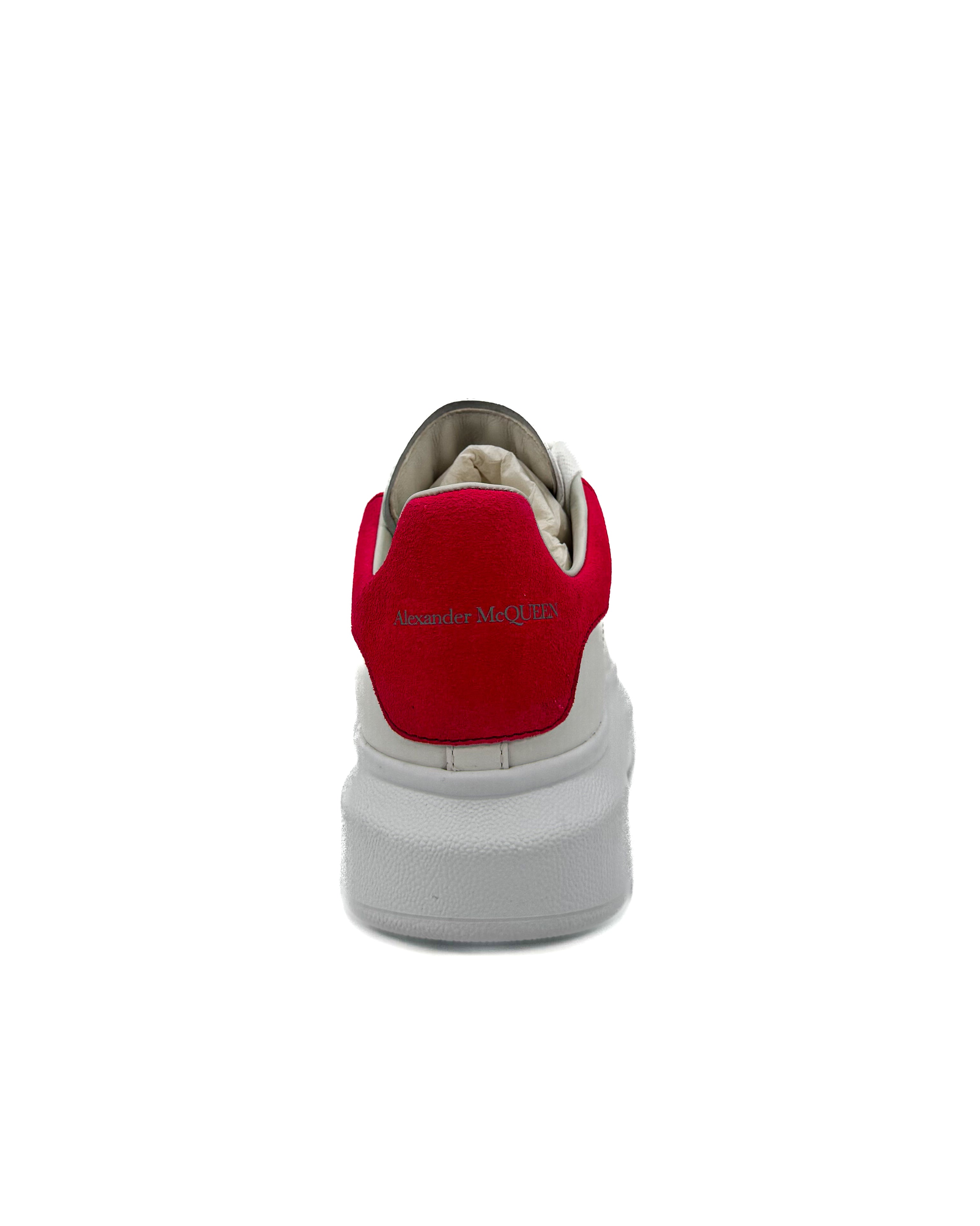 ALEXANDER McQ - LARRY/ DAIM VELOUR WHITE/PEONY PINK