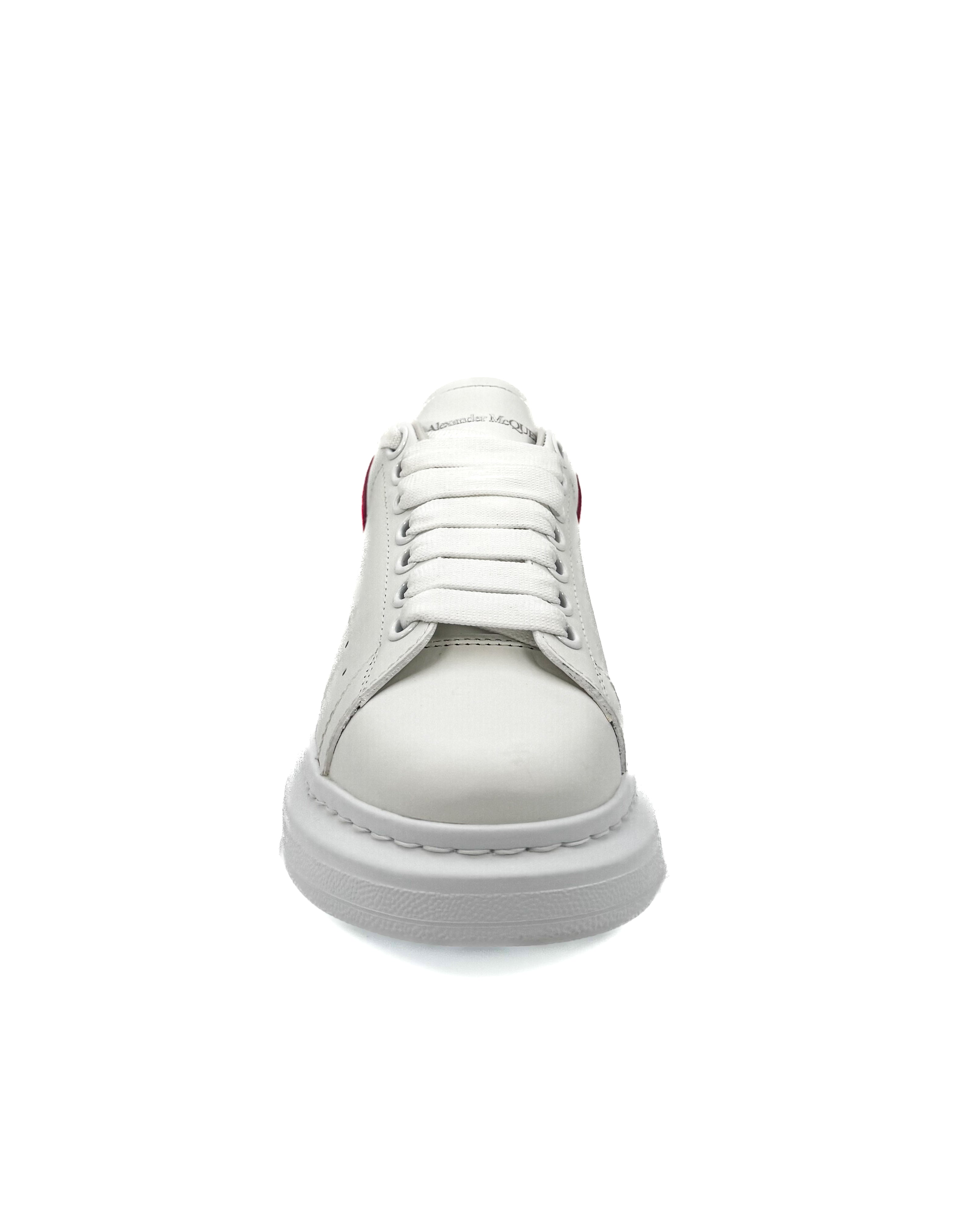 ALEXANDER McQ - LARRY/ DAIM VELOUR WHITE/PEONY PINK