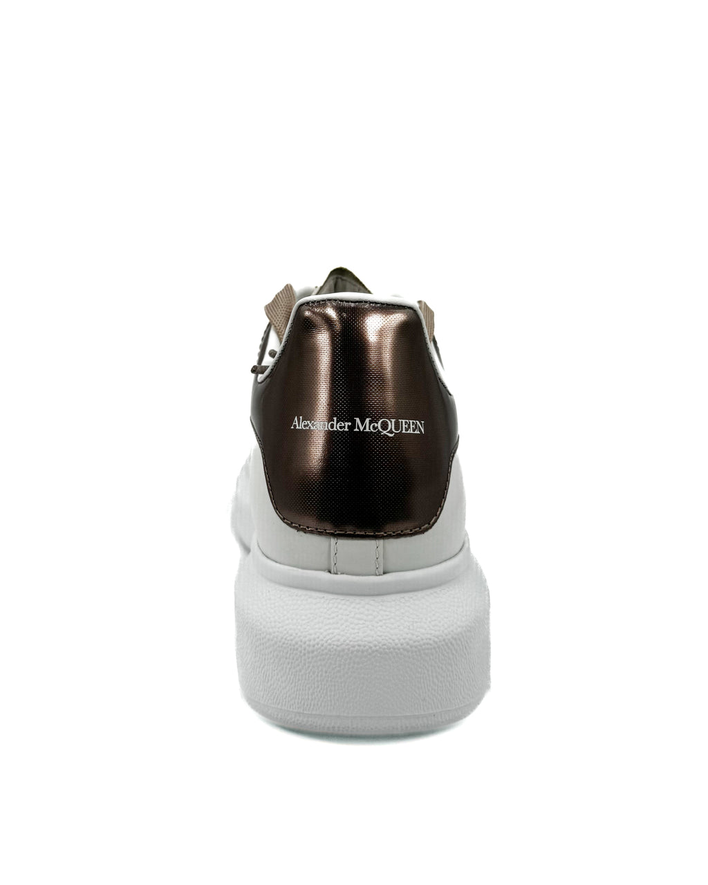 ALEXANDER McQ - LEATHER UPPER AND RU WHITE/ OAT
