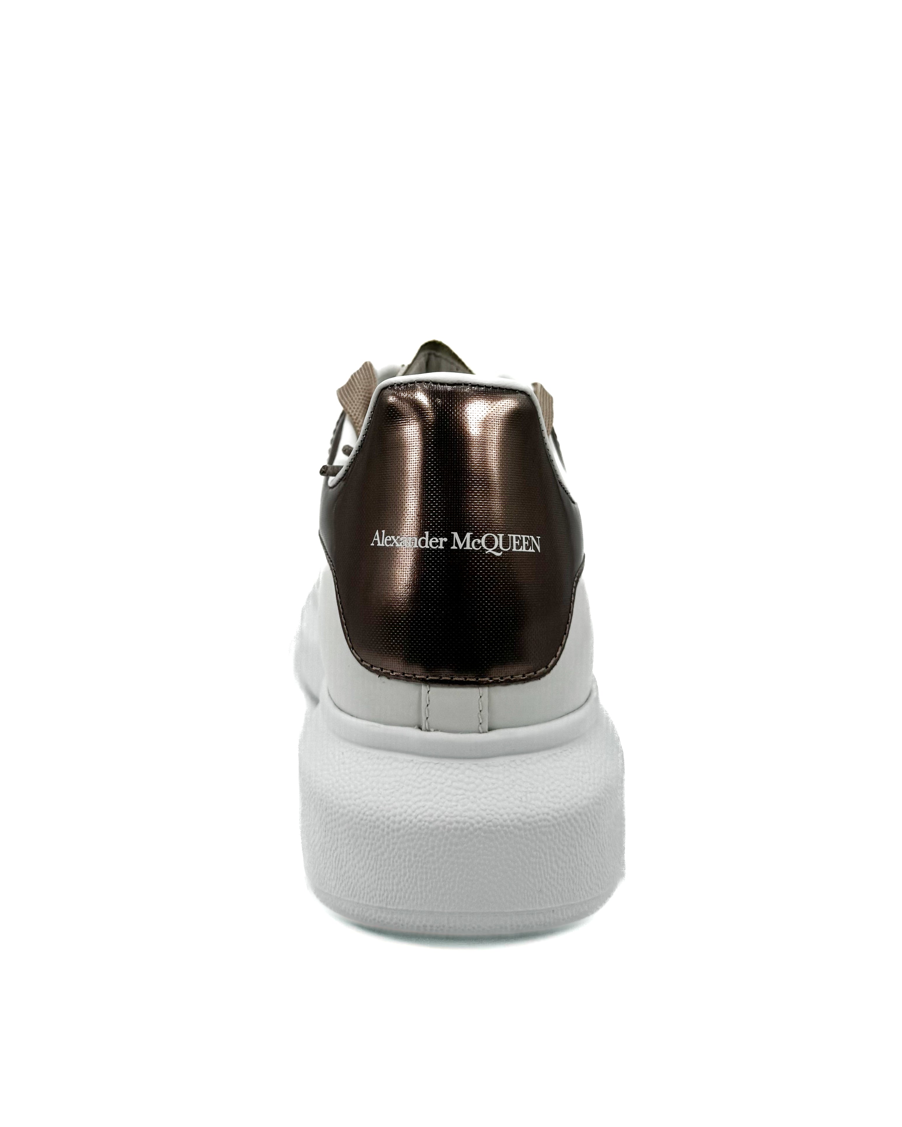 ALEXANDER McQ - LEATHER UPPER AND RU WHITE/ OAT