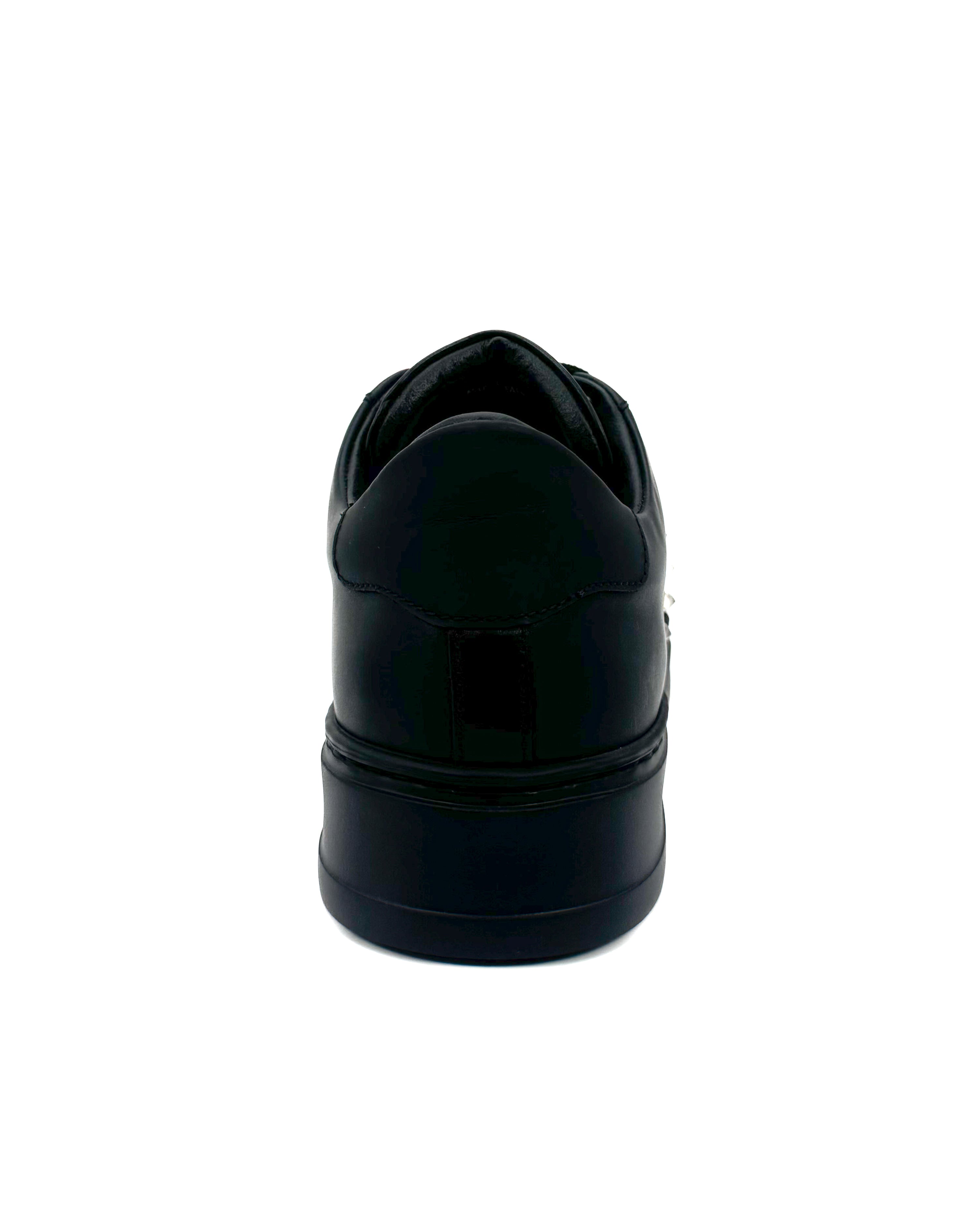 PHILIPP PLEIN - NAPPA LEATHER LO- TOP BLACK/BLACK