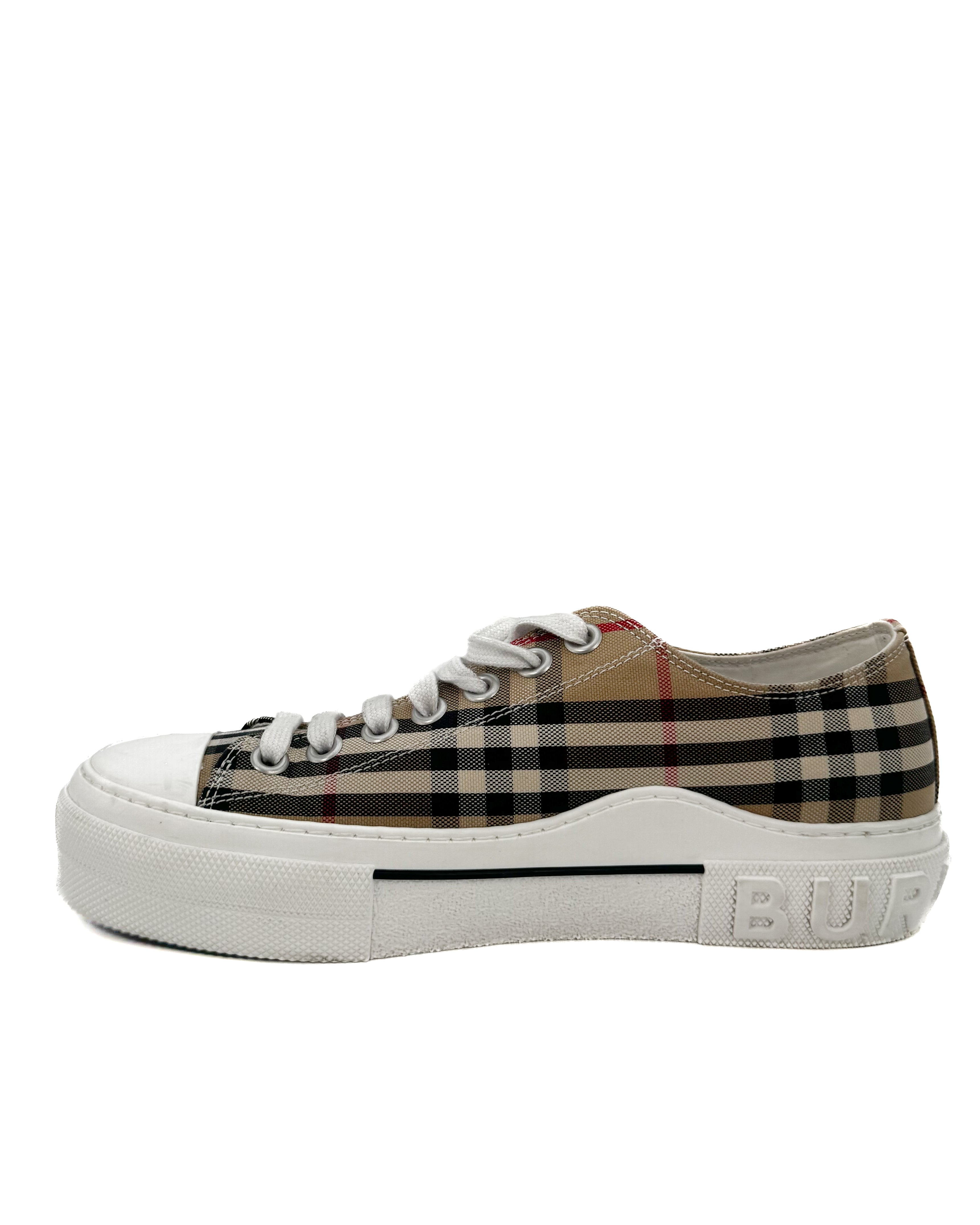 BURBERRY - VINTAGE CHECK COTTON BEIGE/BLANCO