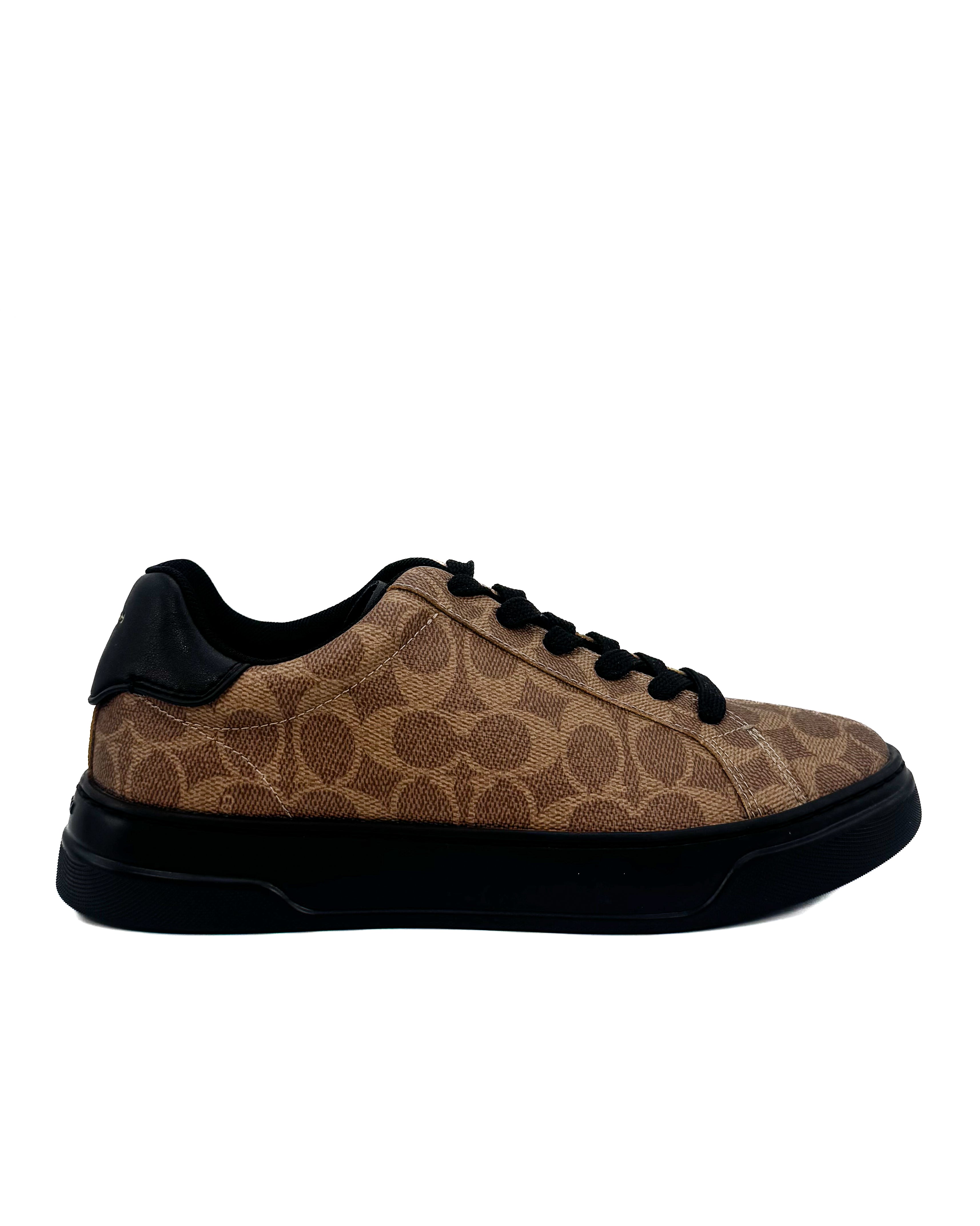 COACH - HIGH LINE SIGNATURE SNEAKER KHAKI/BLACK