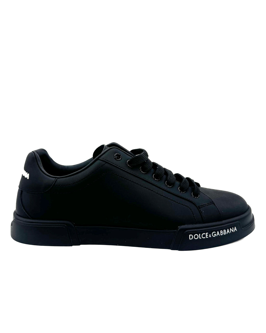 DOLCE & GABBANA - PORTOFINO SNEAKER NERO/NERO