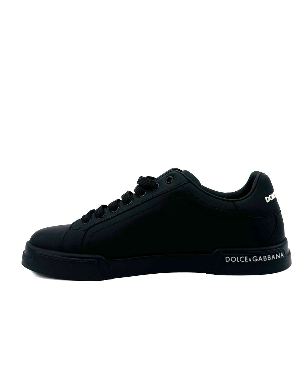 DOLCE & GABBANA - PORTOFINO SNEAKER NERO/NERO