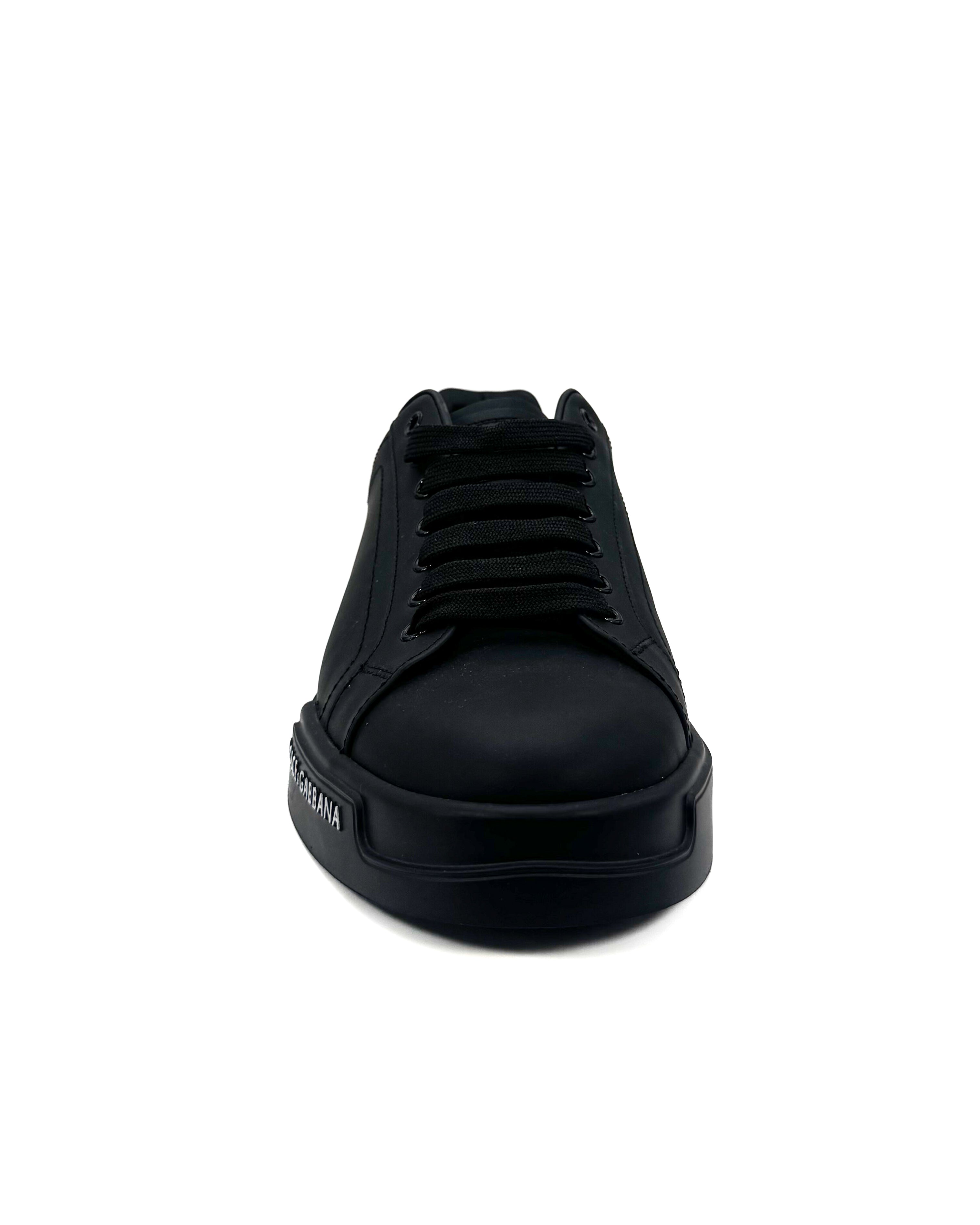 DOLCE & GABBANA - PORTOFINO SNEAKER NERO/NERO