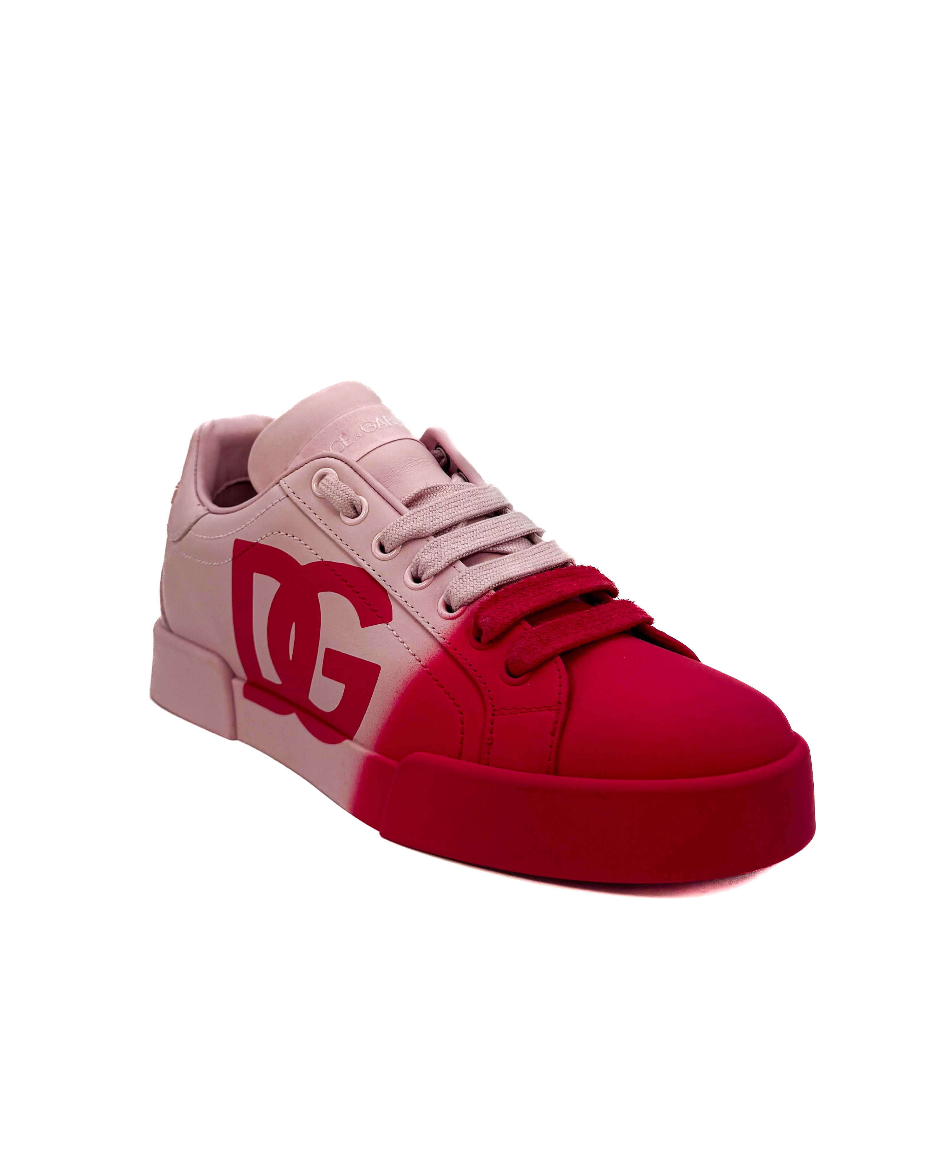 DOLCE & GABBANA - PORTOFINO SNEAKER PINK/RED