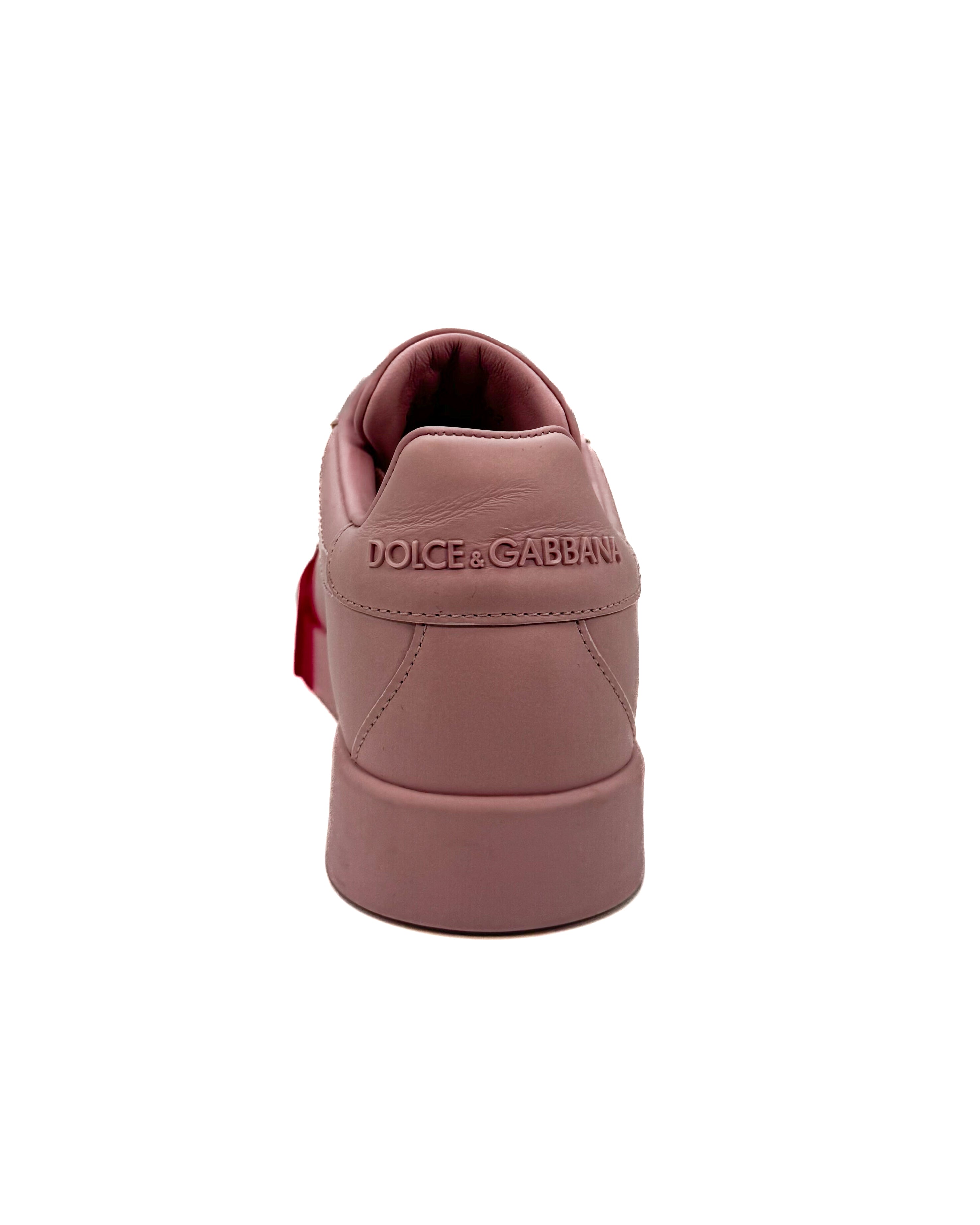 DOLCE & GABBANA - PORTOFINO SNEAKER PINK/RED