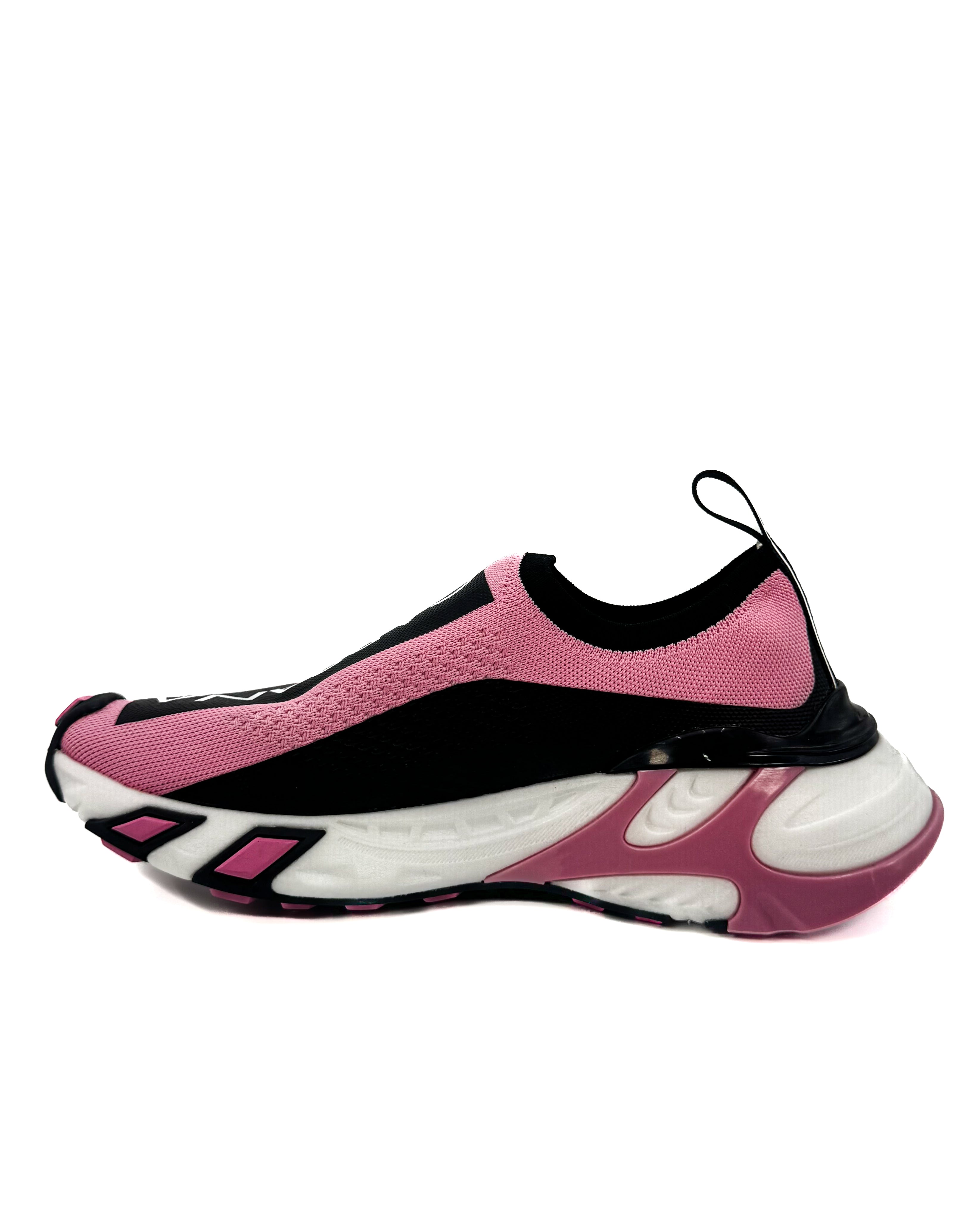 DOLCE & GABBANA - FAST SNEAKERS ROSA/NERO/BIANCO
