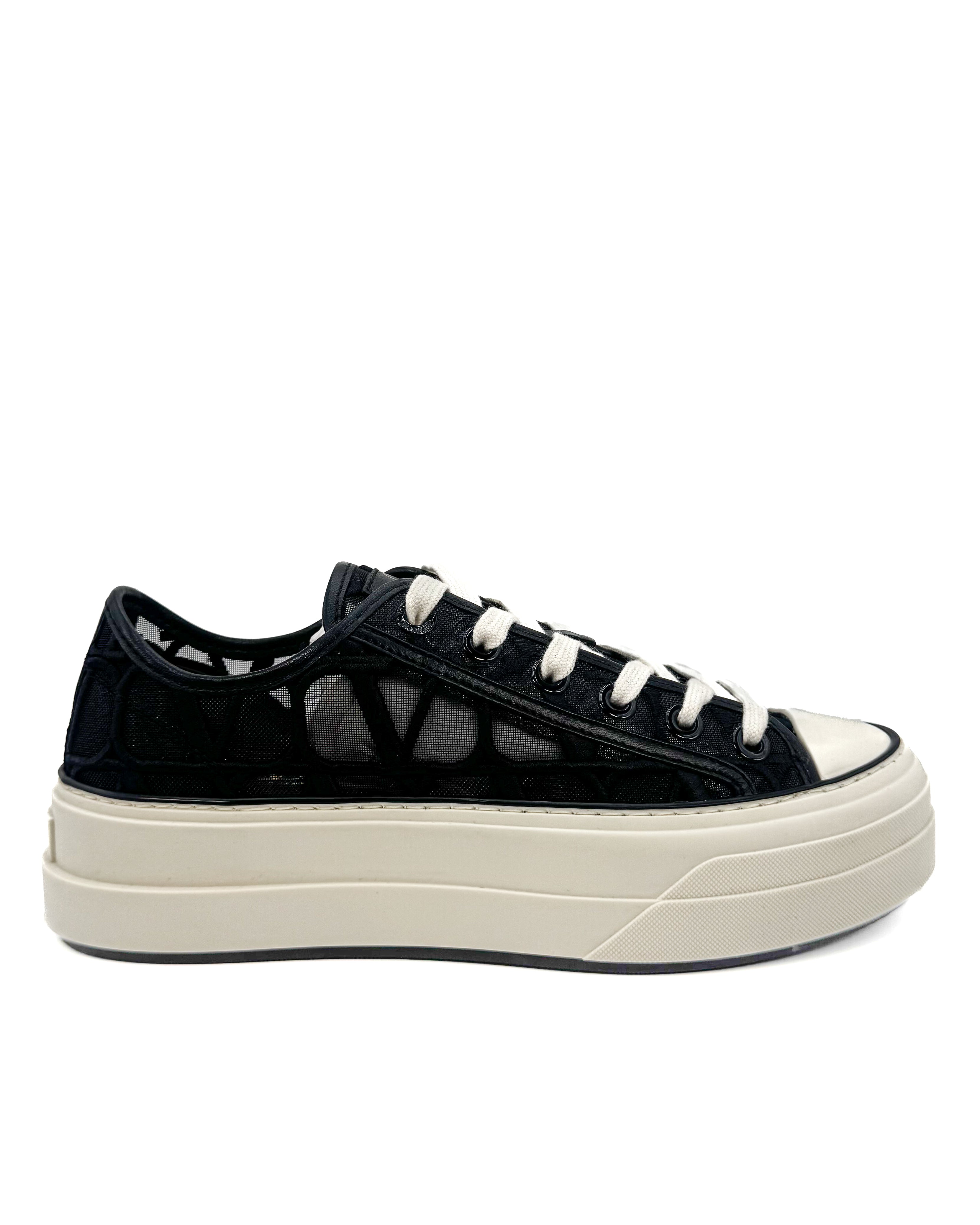 VALENTINO - TOTALOOP LOW TOP BLACK