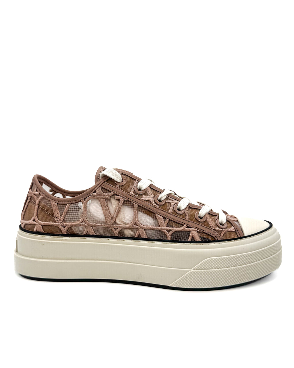 VALENTINO - TOTALOOP LOW TOP PINK
