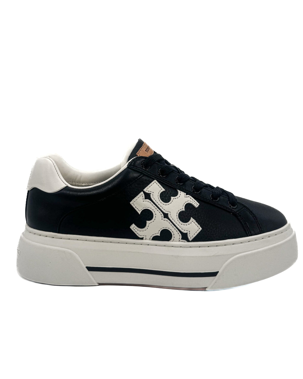 TORY BURCH - COLOR BLOCK PLATAFORM SNEAKER PERFECT BLACK/ SNOW WHITE/SNOW WHITE 008