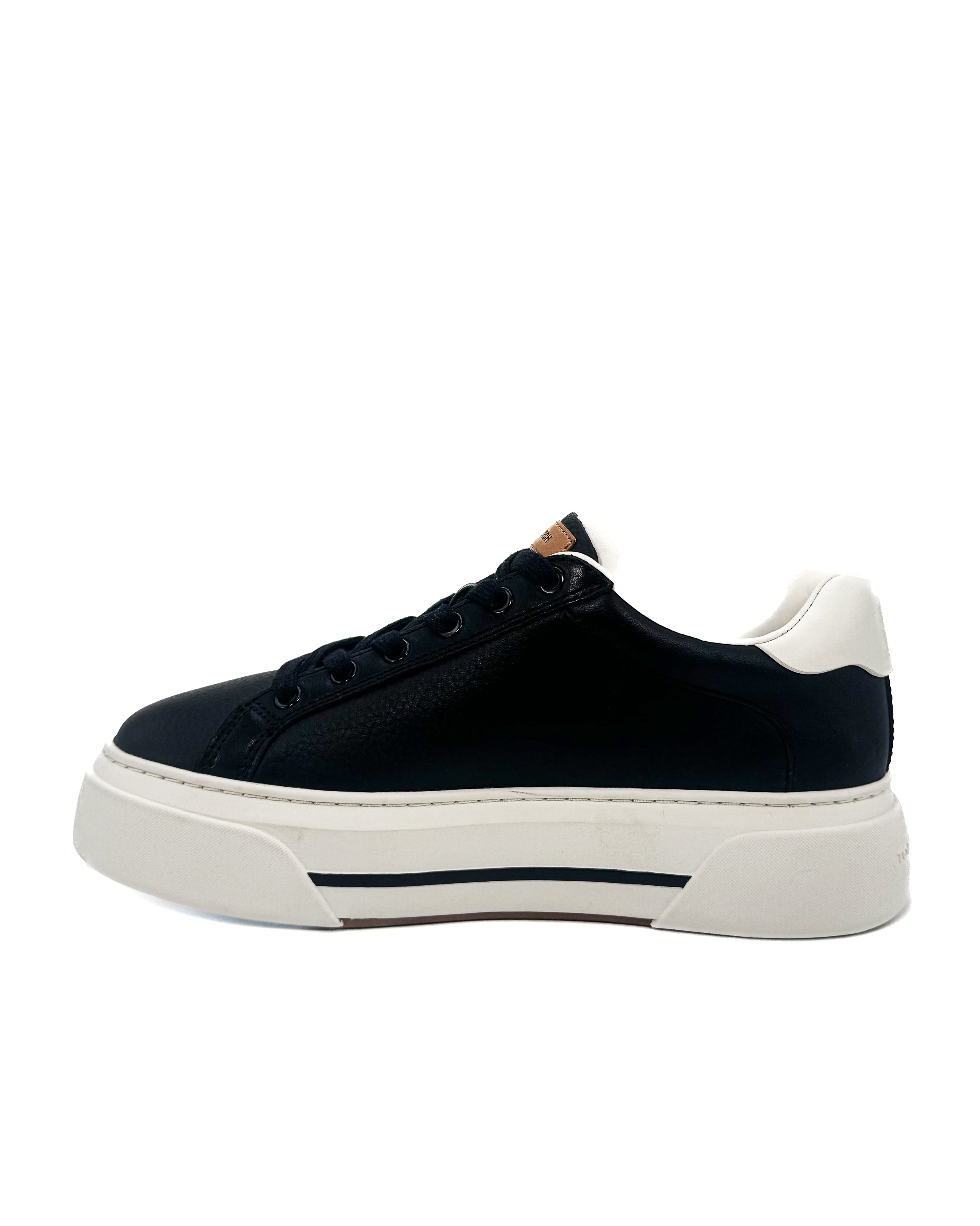 TORY BURCH - COLOR BLOCK PLATAFORM SNEAKER PERFECT BLACK/ SNOW WHITE/SNOW WHITE 008