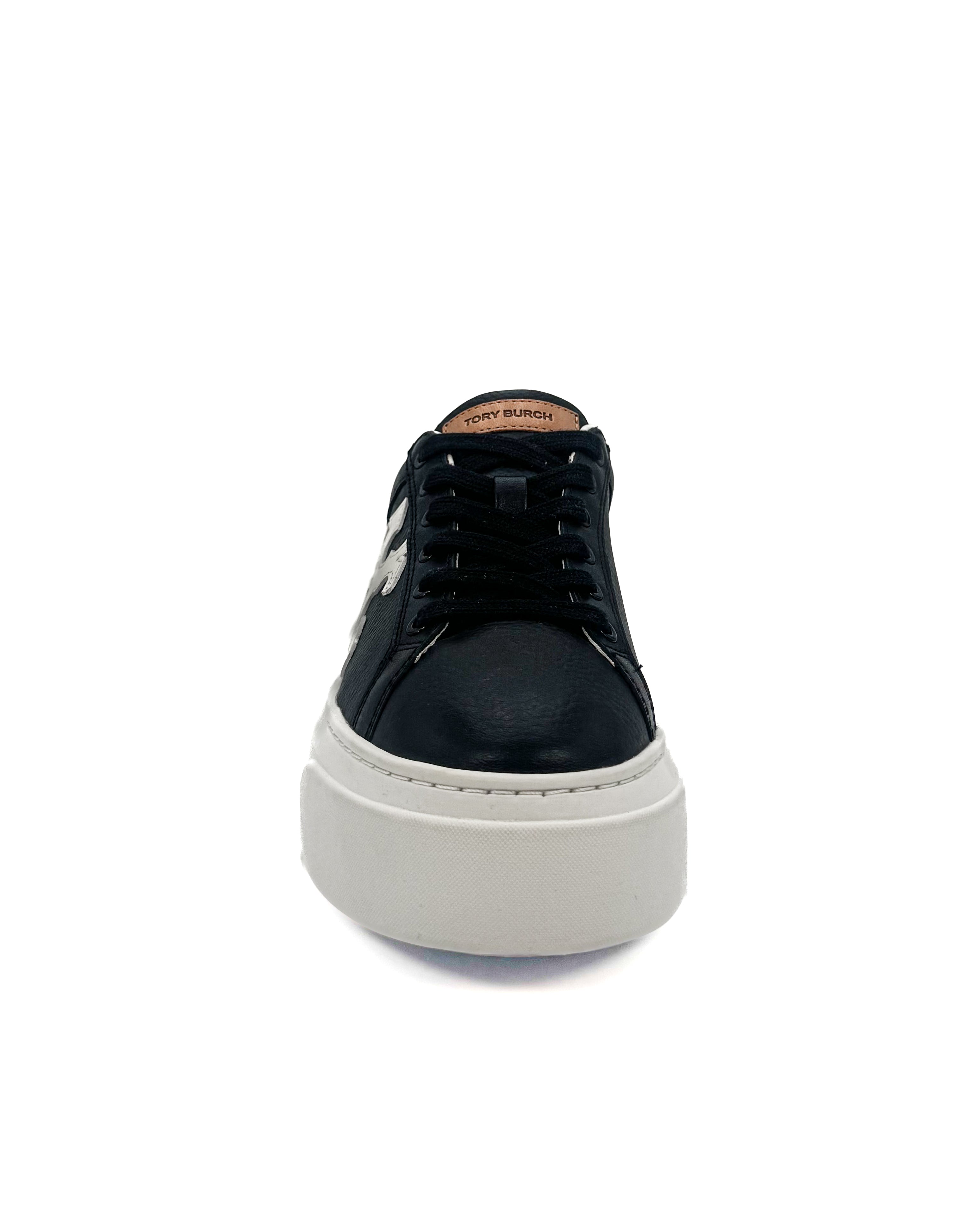 TORY BURCH - COLOR BLOCK PLATAFORM SNEAKER PERFECT BLACK/ SNOW WHITE/SNOW WHITE 008