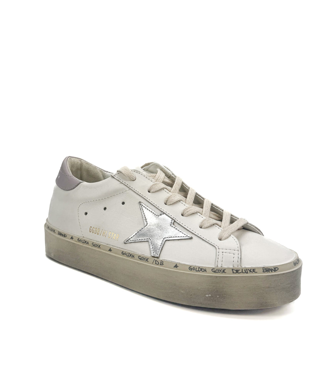 GOLDEN GOOSE - HI -STAR WHITE/SILVER/LILAC