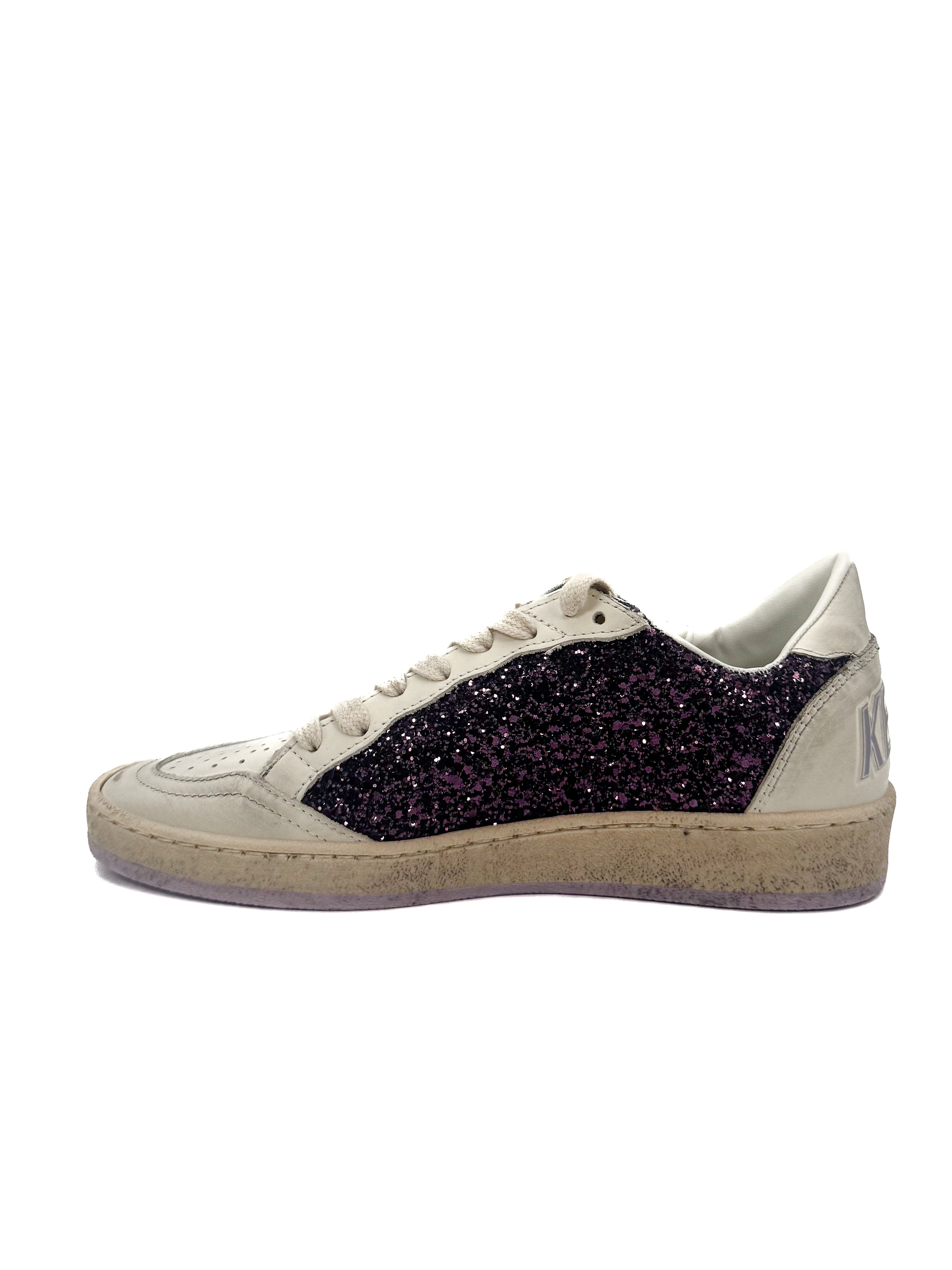GOLDEN GOOSE - BALL STAR PURPLE/ WHITE