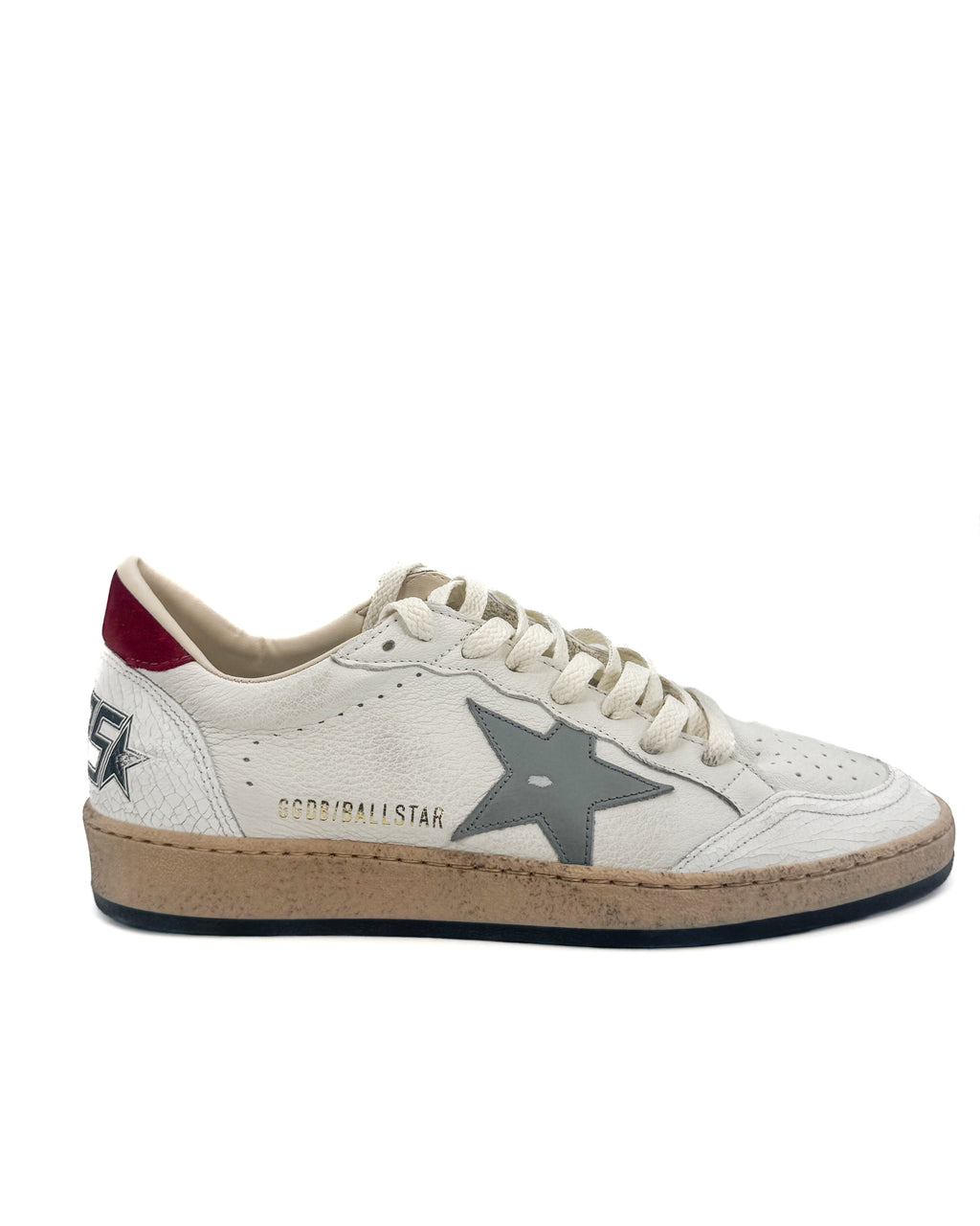 GOLDEN GOOSE - BALL STAR WHITE/SILVER BLUE/RED