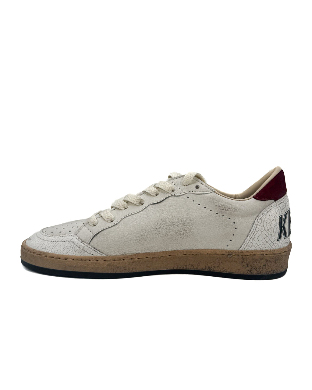 GOLDEN GOOSE - BALL STAR WHITE/SILVER BLUE/RED