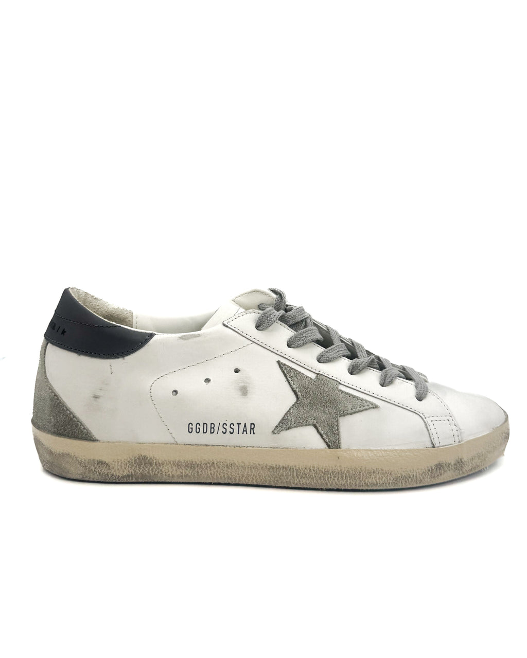 GOLDEN GOOSE - SUPER-STAR CLASSIC WITH SPUR WHITE /ICE/ DARK GRAY