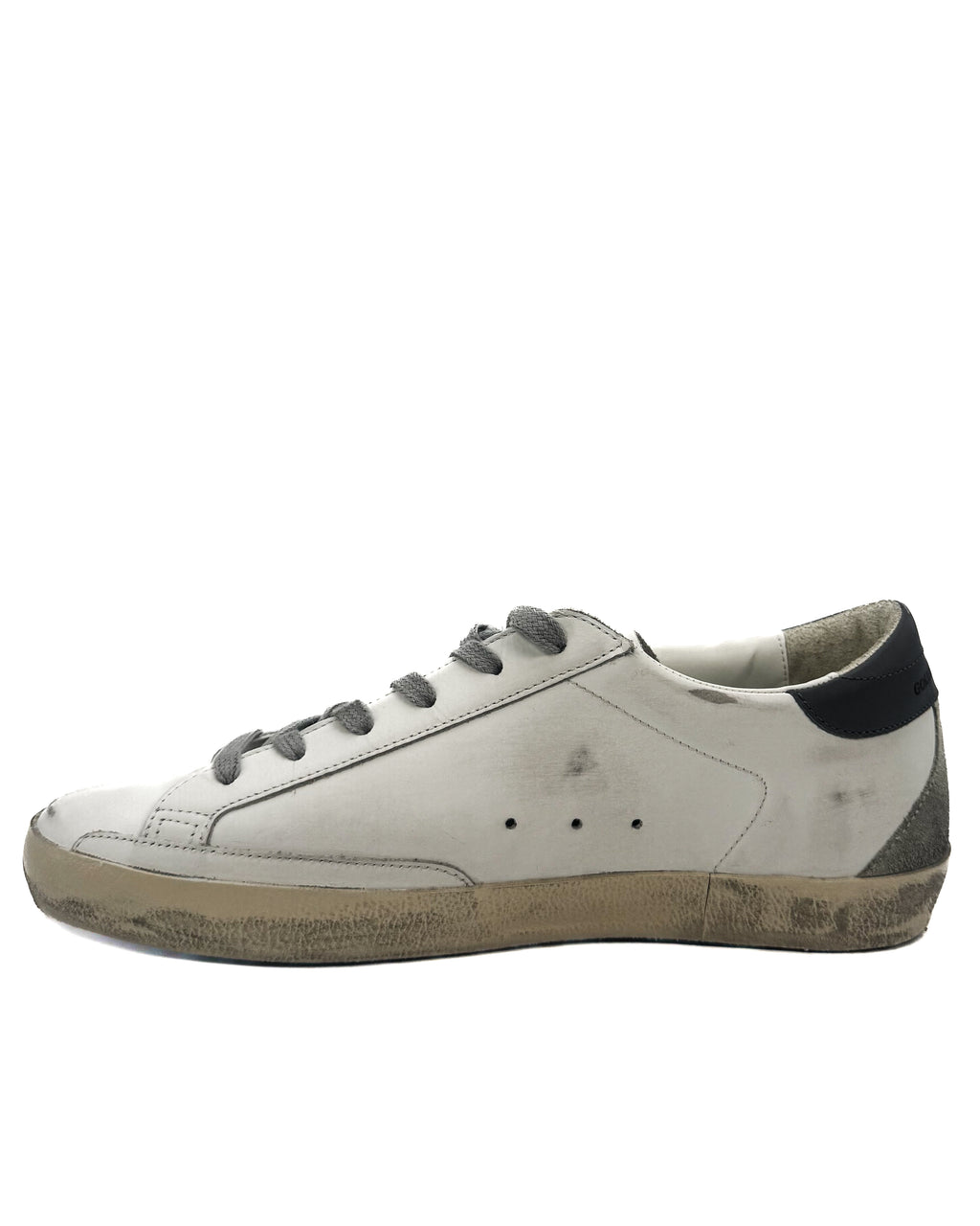GOLDEN GOOSE - SUPER-STAR CLASSIC WITH SPUR WHITE /ICE/ DARK GRAY