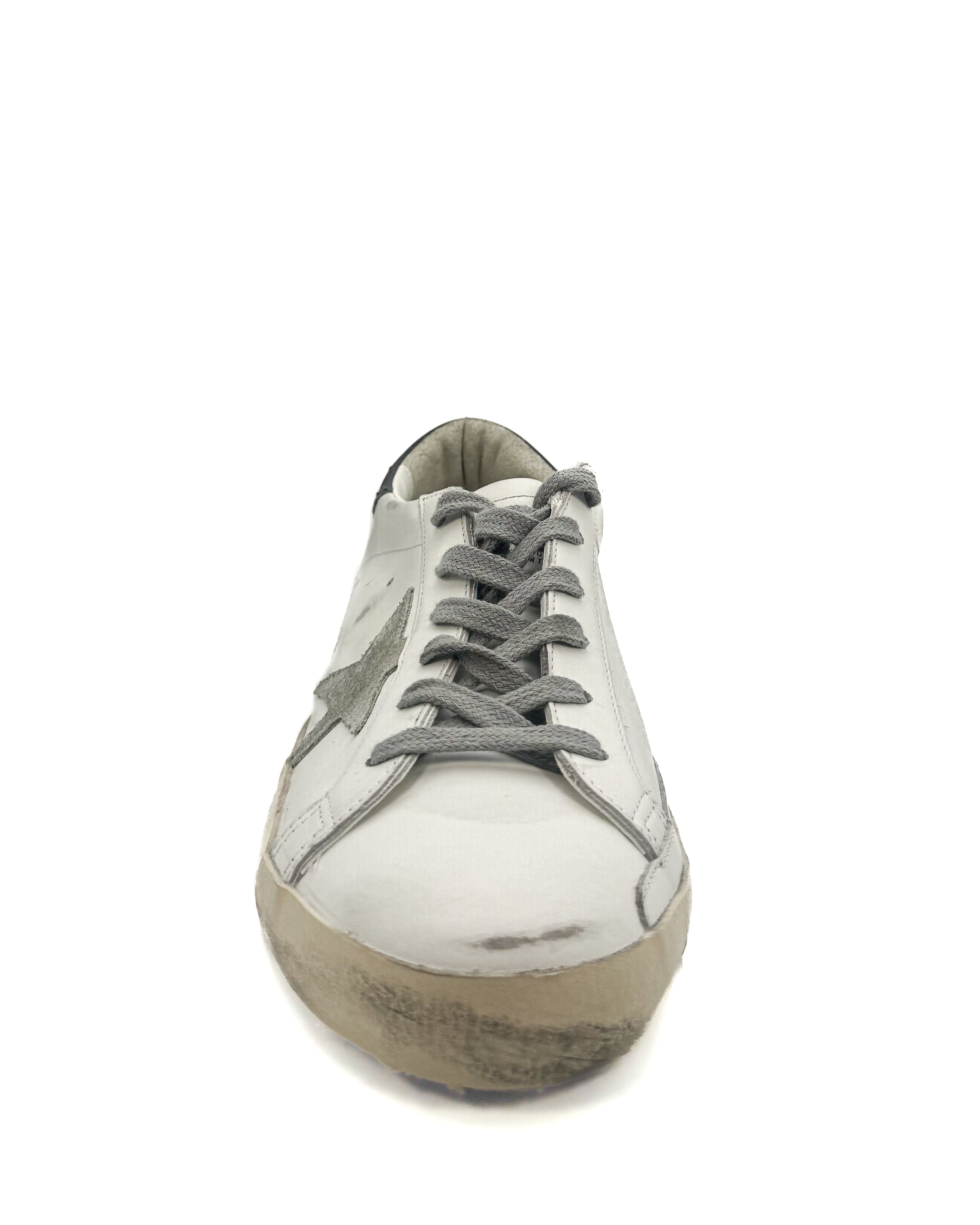 GOLDEN GOOSE - SUPER-STAR CLASSIC WITH SPUR WHITE /ICE/ DARK GRAY
