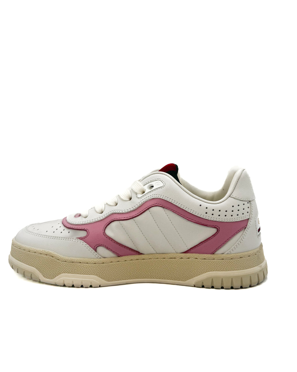 GUCCI - LEATHER UPPER AND RU PINK/WITHE