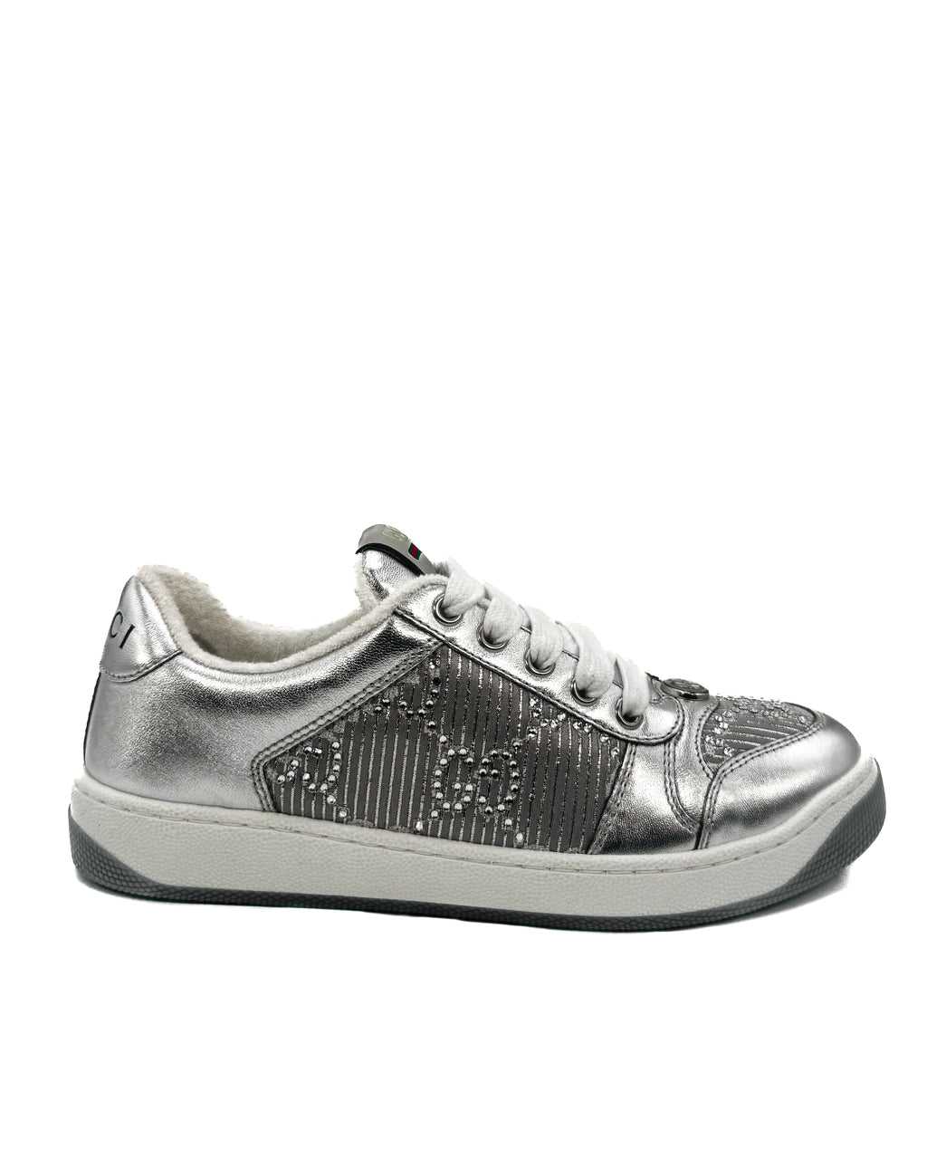 GUCCI - NAPPA SILK/POLI SILVER/LIG.GREY/SILV
