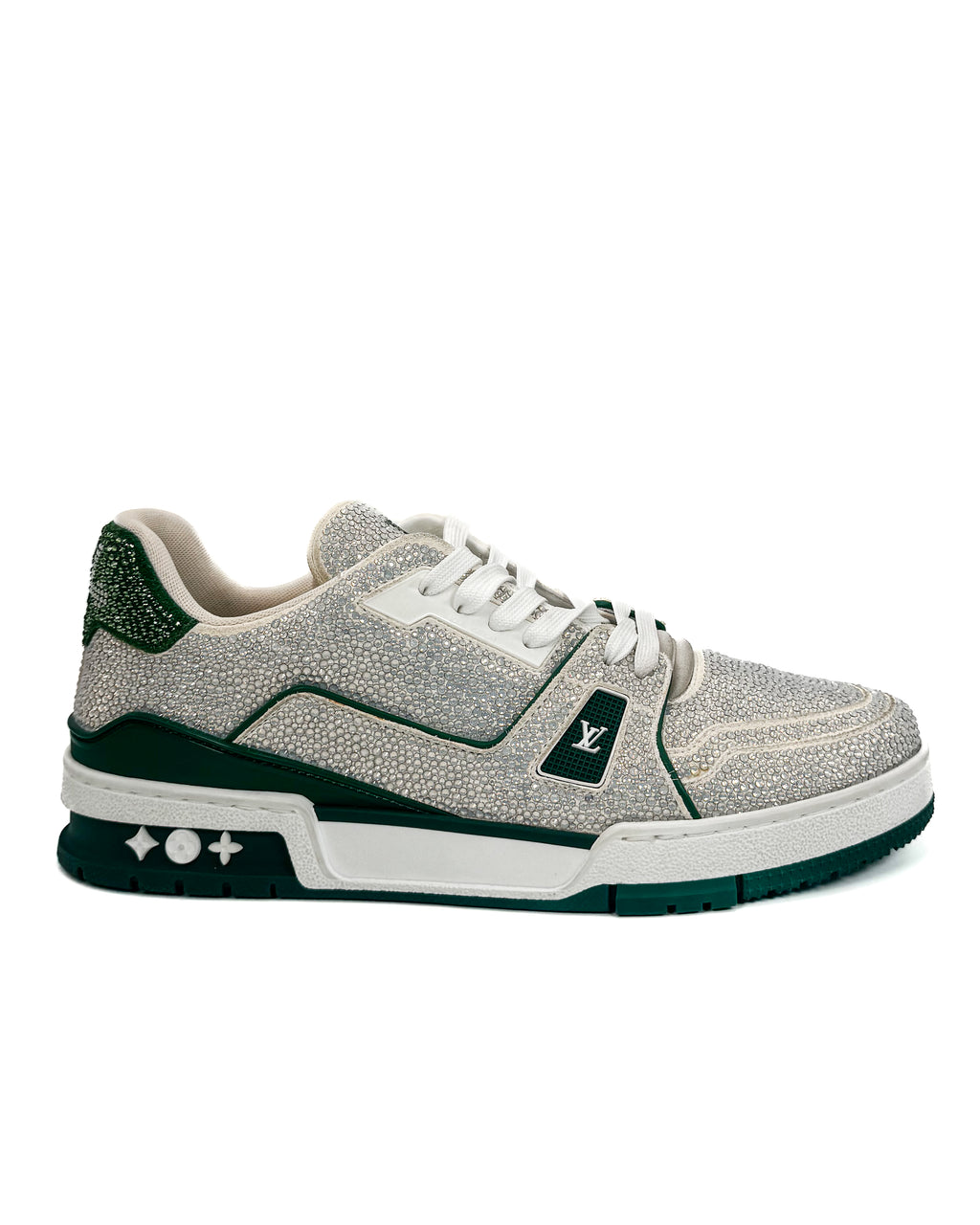 LOUIS VUITTON - TRAINER GREEN STRASS GREEN/CRYSTAL