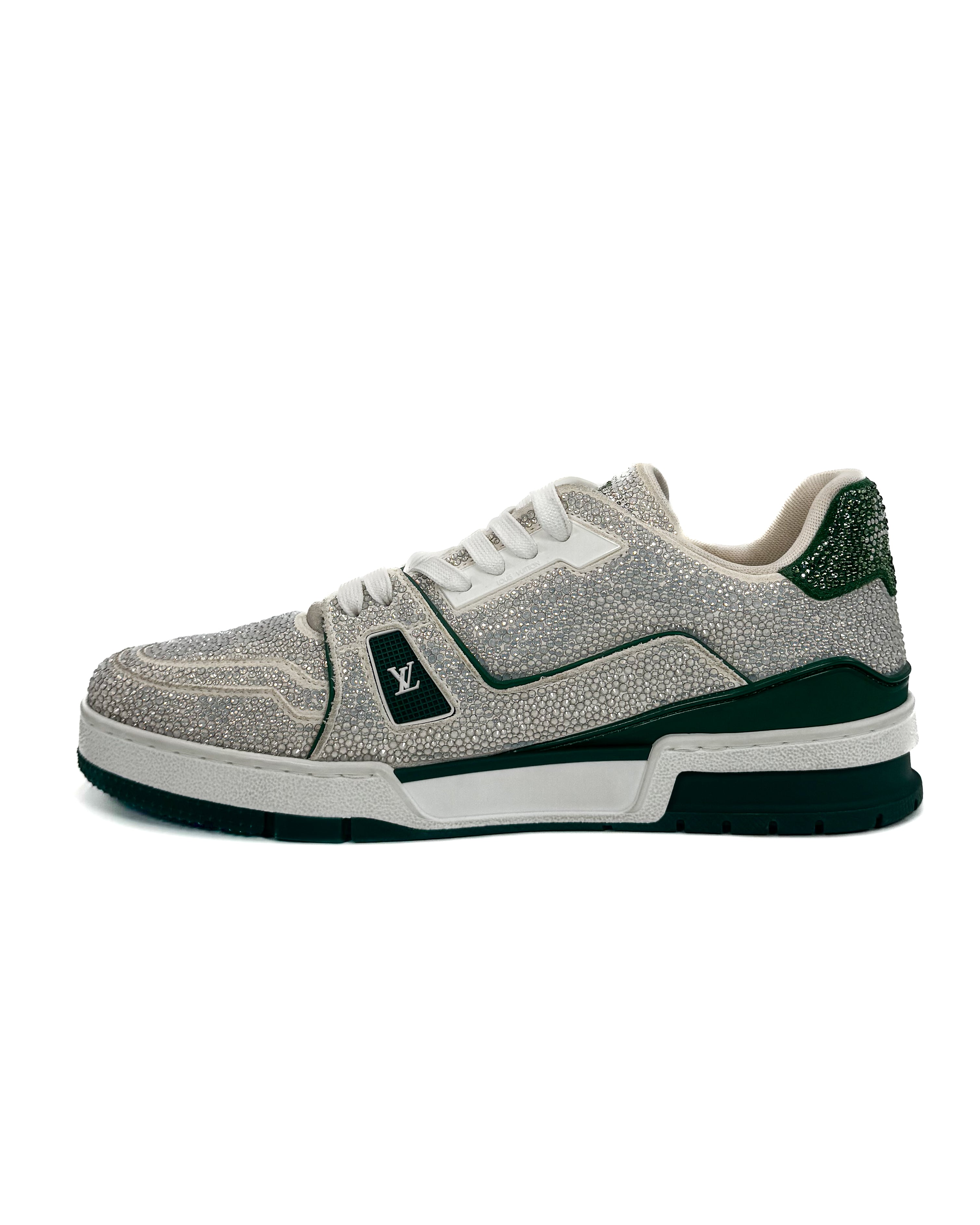 LOUIS VUITTON - TRAINER GREEN STRASS GREEN/CRYSTAL