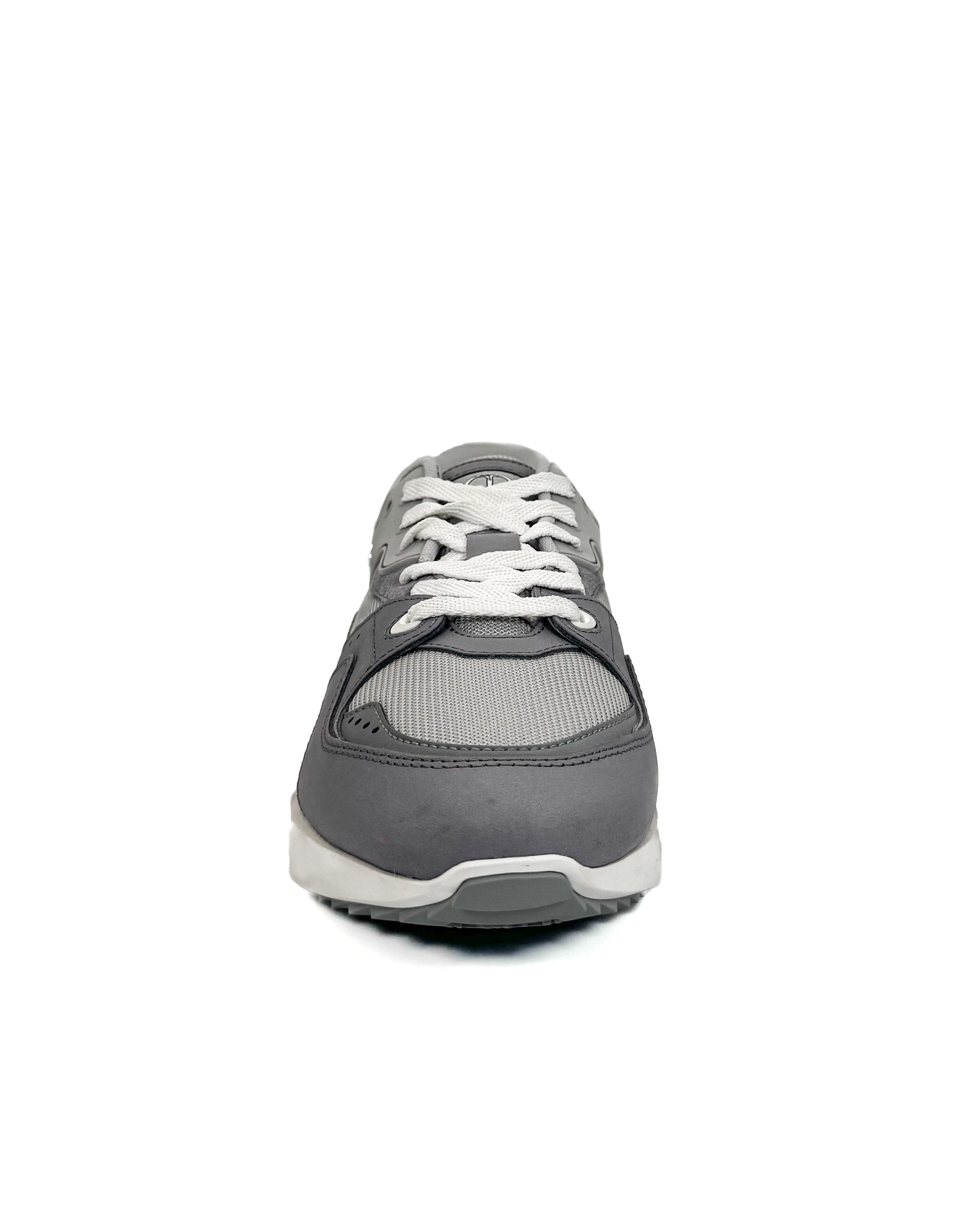 DIOR - B29 SMOOTH CALF MESH SUEDE GREY/WHITE