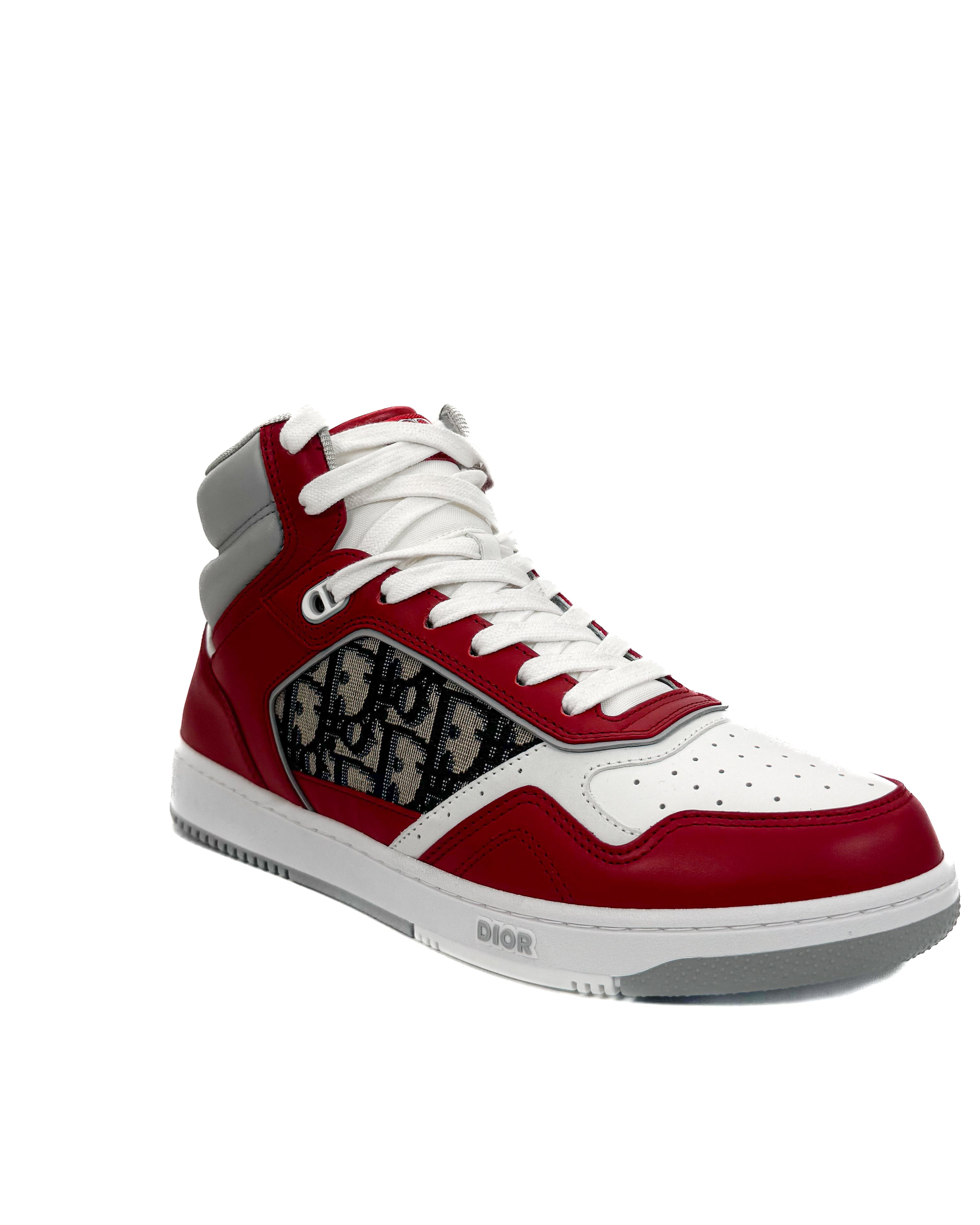 DIOR - B27 HIGH TOP RED/WHITE