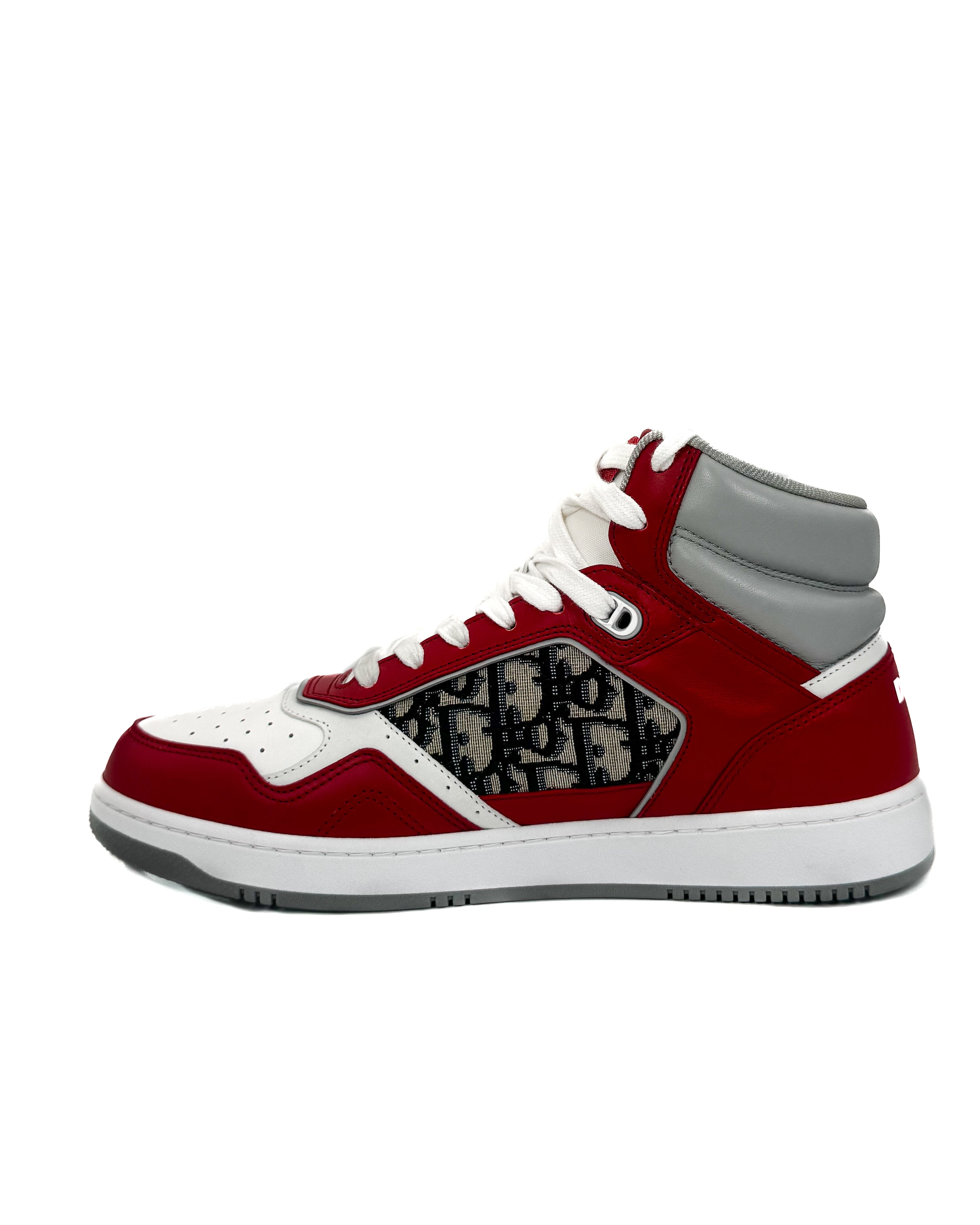 DIOR - B27 HIGH TOP RED/WHITE