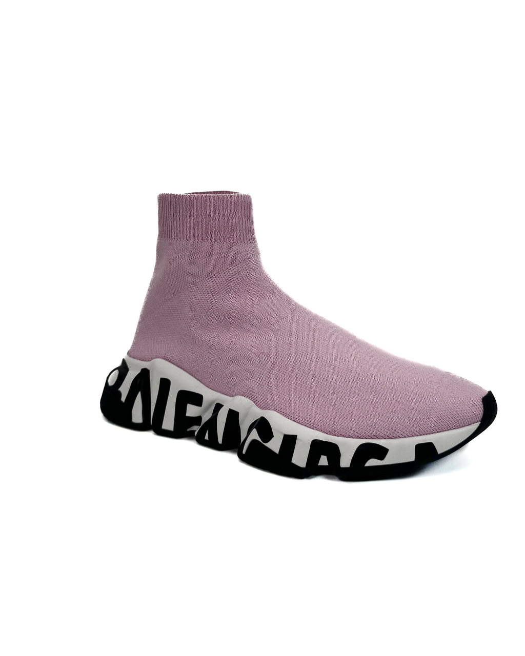 BALENCIAGA - SPEED 2.0 GRAFFITI LIGHT PINK/WHITE/BLACK