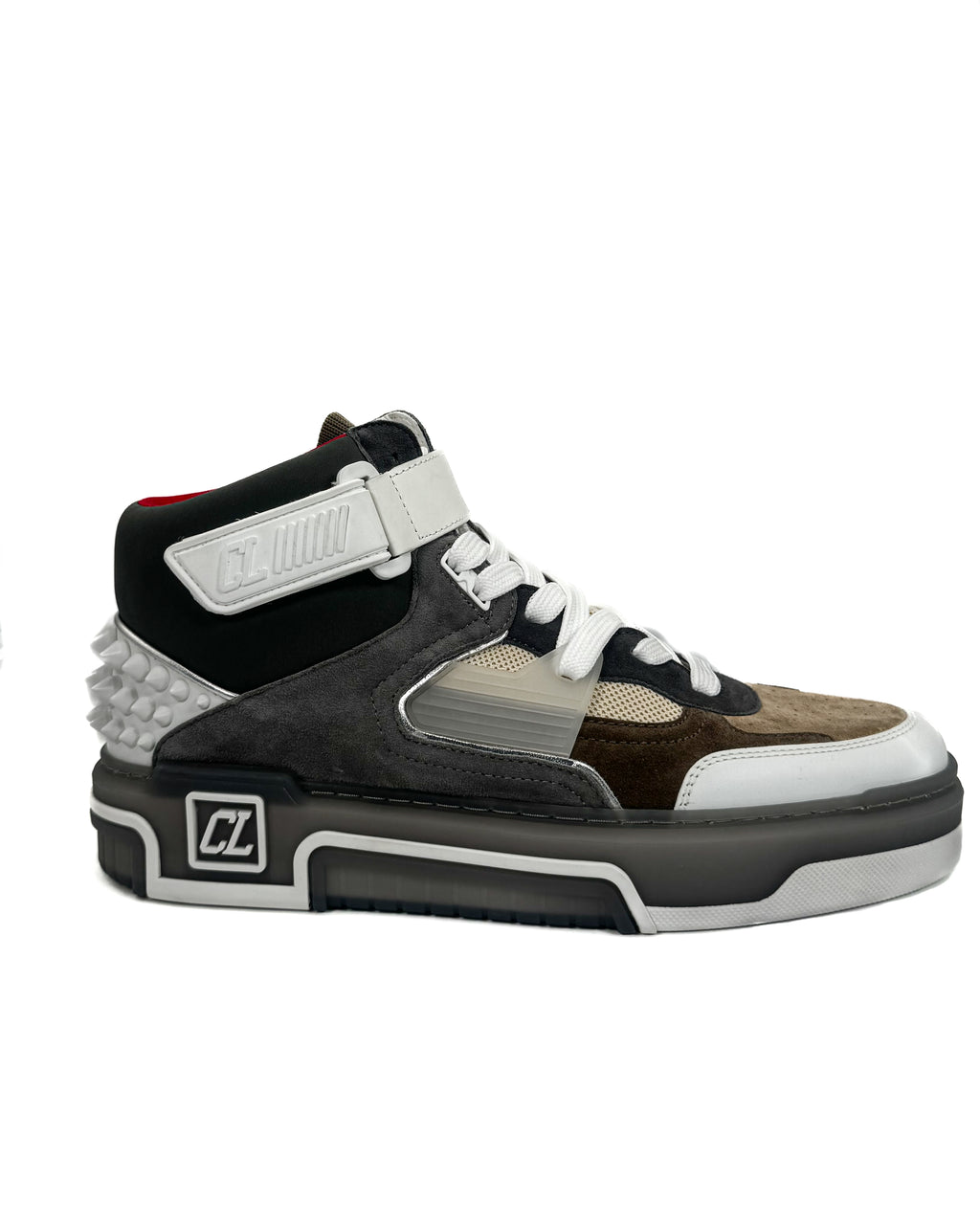 CHRISTIAN LOUBOUTIN - ASTROLOUUBI MID FLAT SAHARIENNE/ SMOKE GREY