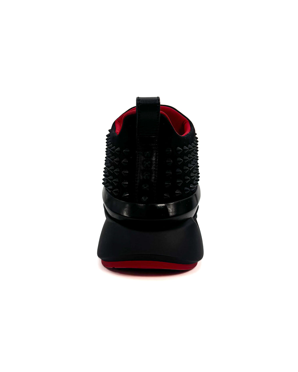 CHRISTIAN LOUBOUTIN - SPIKE-SOCK FLAT NEOPRENE BLACK/BLACK MAT