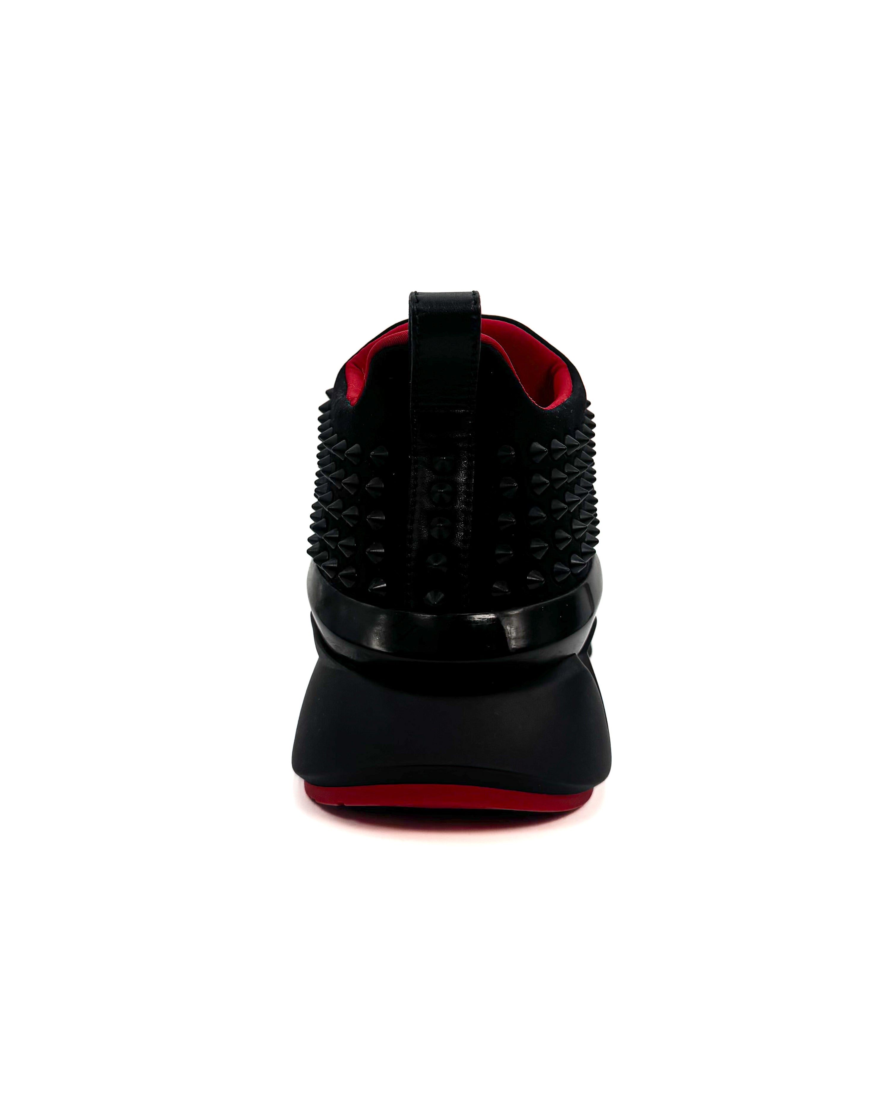 CHRISTIAN LOUBOUTIN - SPIKE-SOCK FLAT NEOPRENE BLACK/BLACK MAT