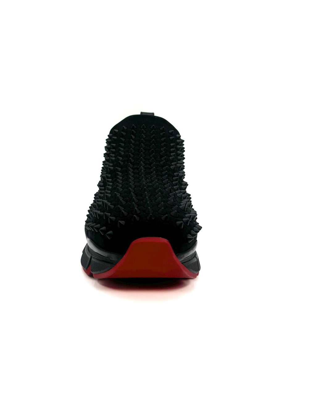 CHRISTIAN LOUBOUTIN - SPIKE-SOCK FLAT NEOPRENE BLACK/BLACK MAT