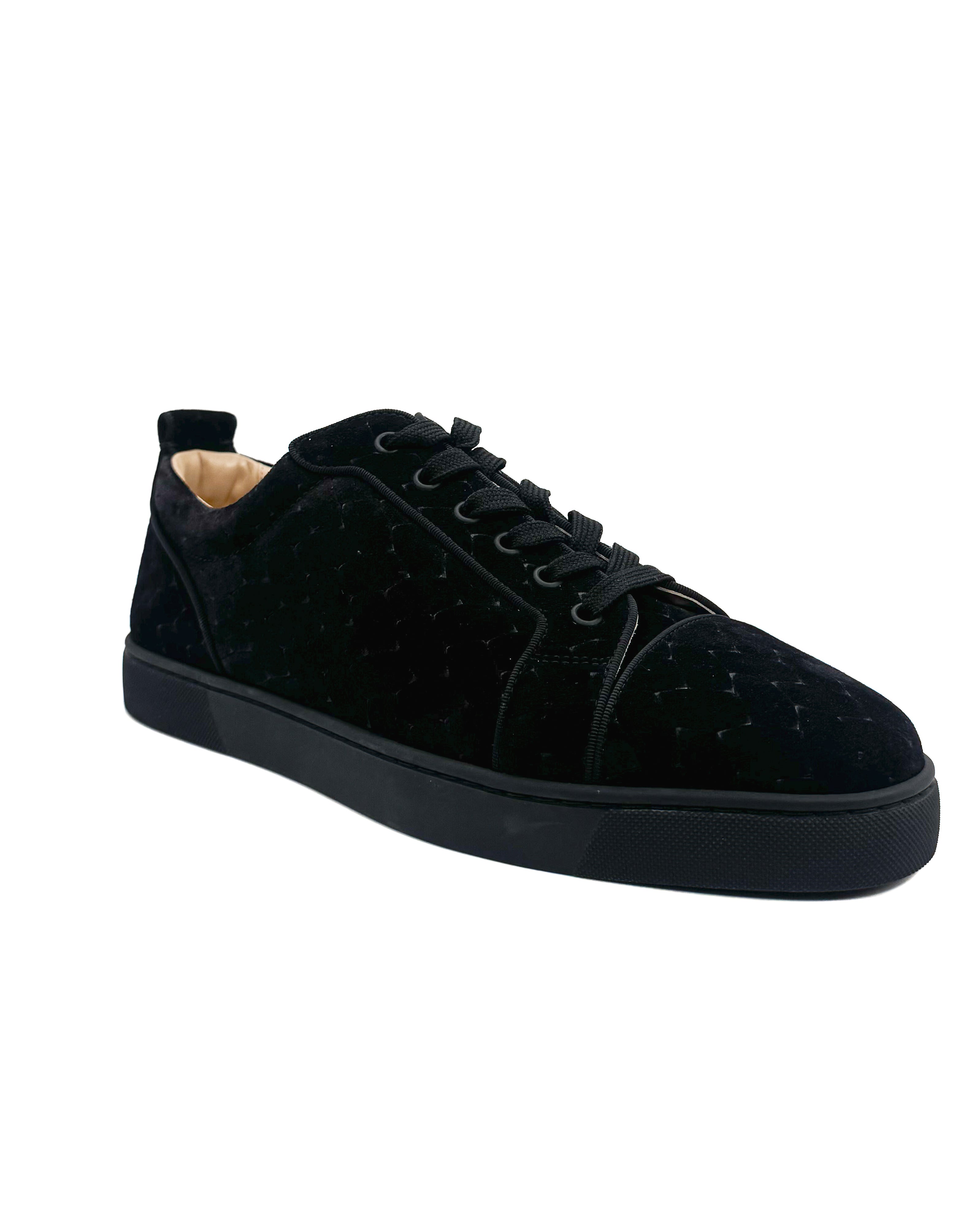 CHRISTIAN LOUBOUTIN - LOUIS JUNIOR ORLATO FLAT BLACK