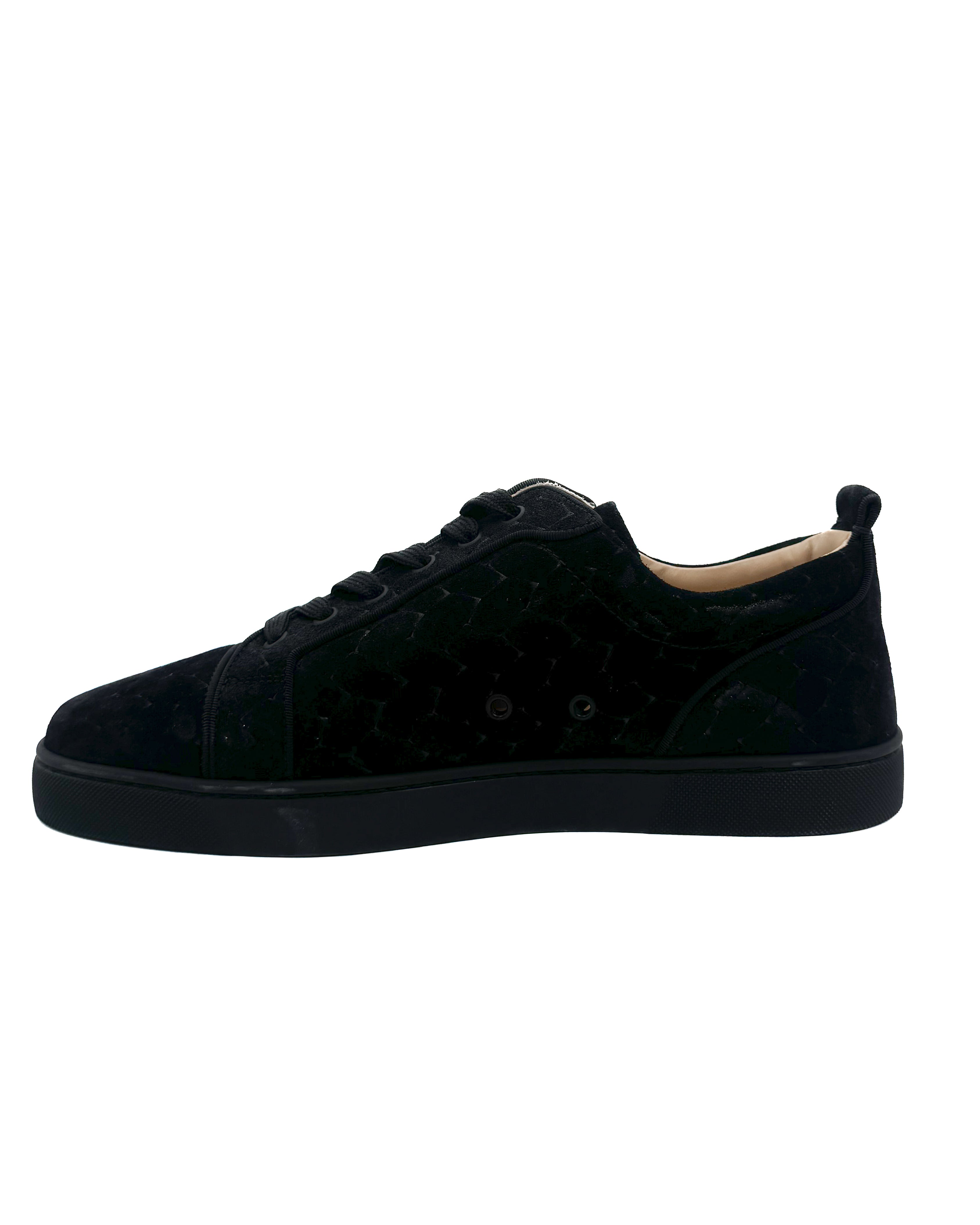 CHRISTIAN LOUBOUTIN - LOUIS JUNIOR ORLATO FLAT BLACK