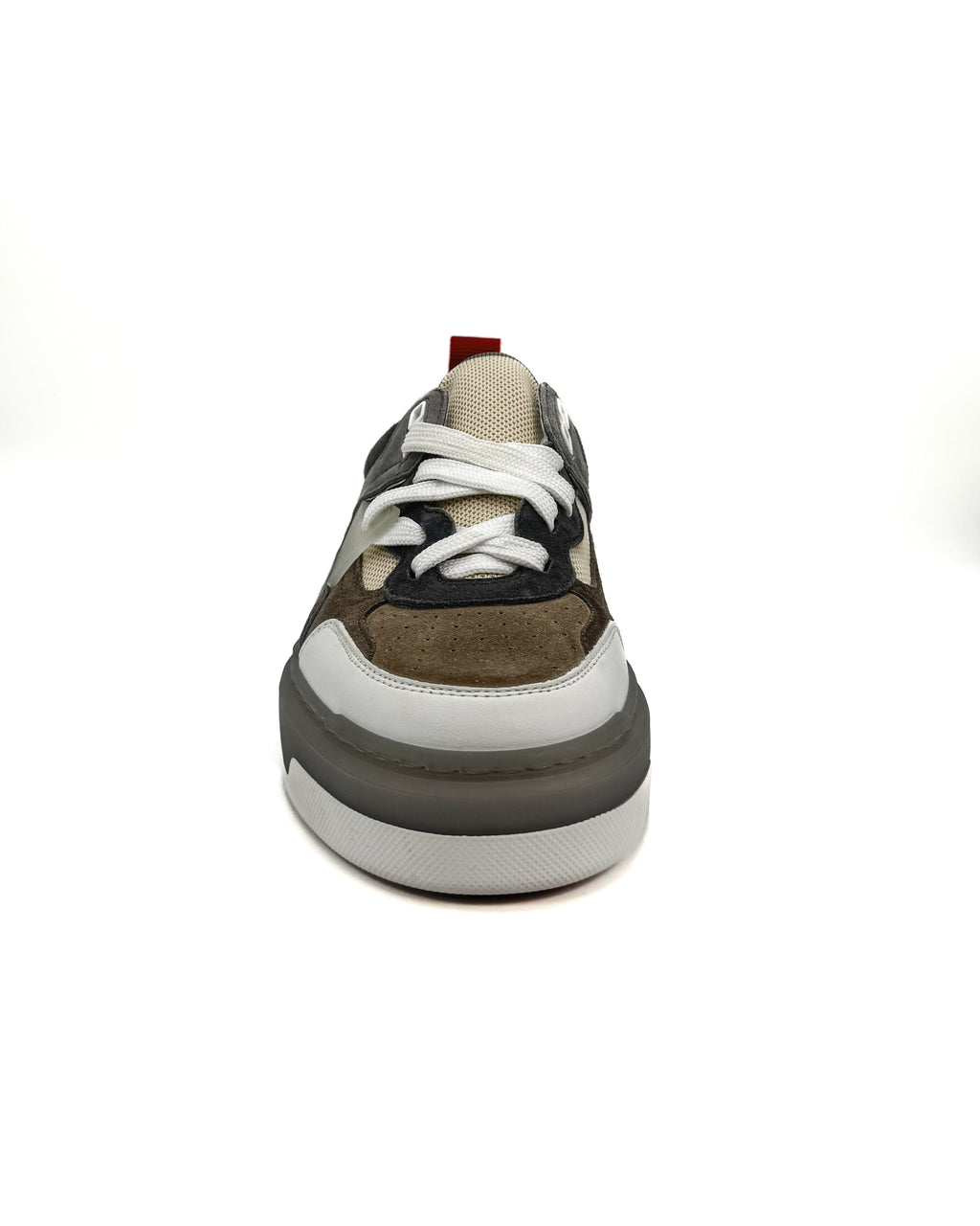 CHRISTIAN LOUBOUTIN - ASTROLOUBI DONNA FLAT SAHARIENNE/SMOKE GREY