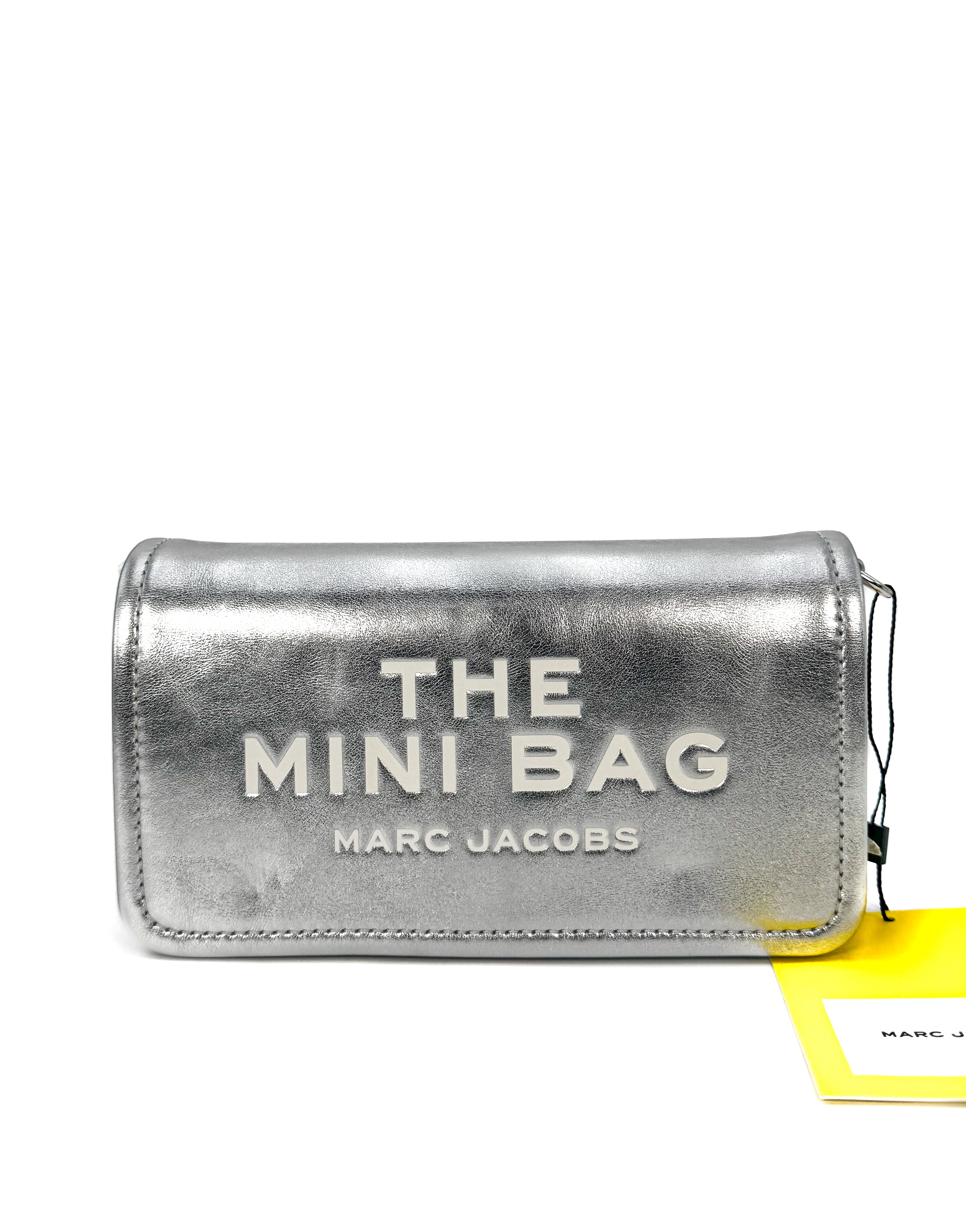 MARC JACOBS - THE J MARC MINI BAG SILVER
