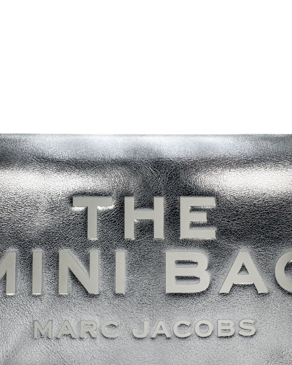 MARC JACOBS - THE J MARC MINI BAG SILVER