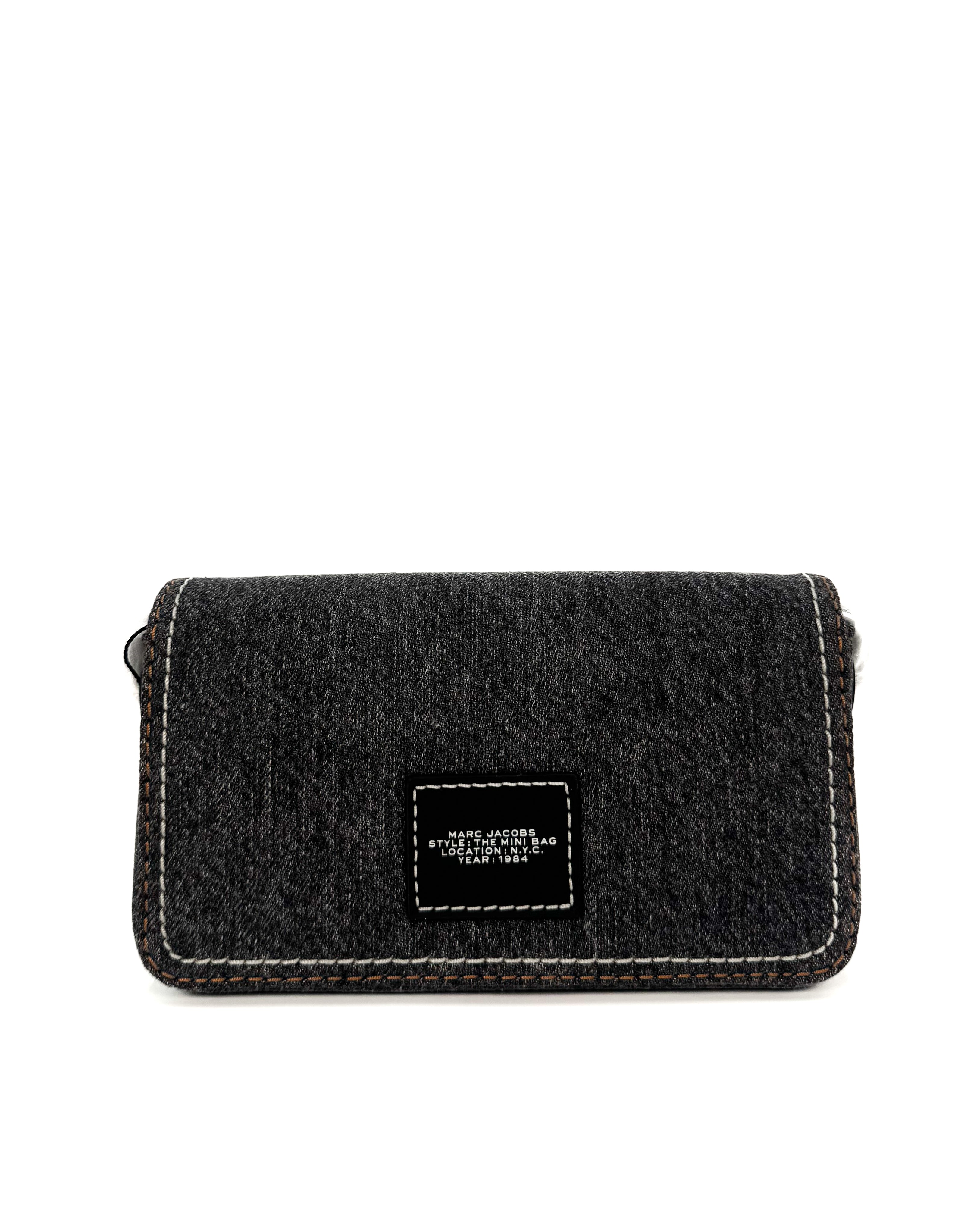 MARC JACOBS - THE J MARC MINI BAG BLACK WASH