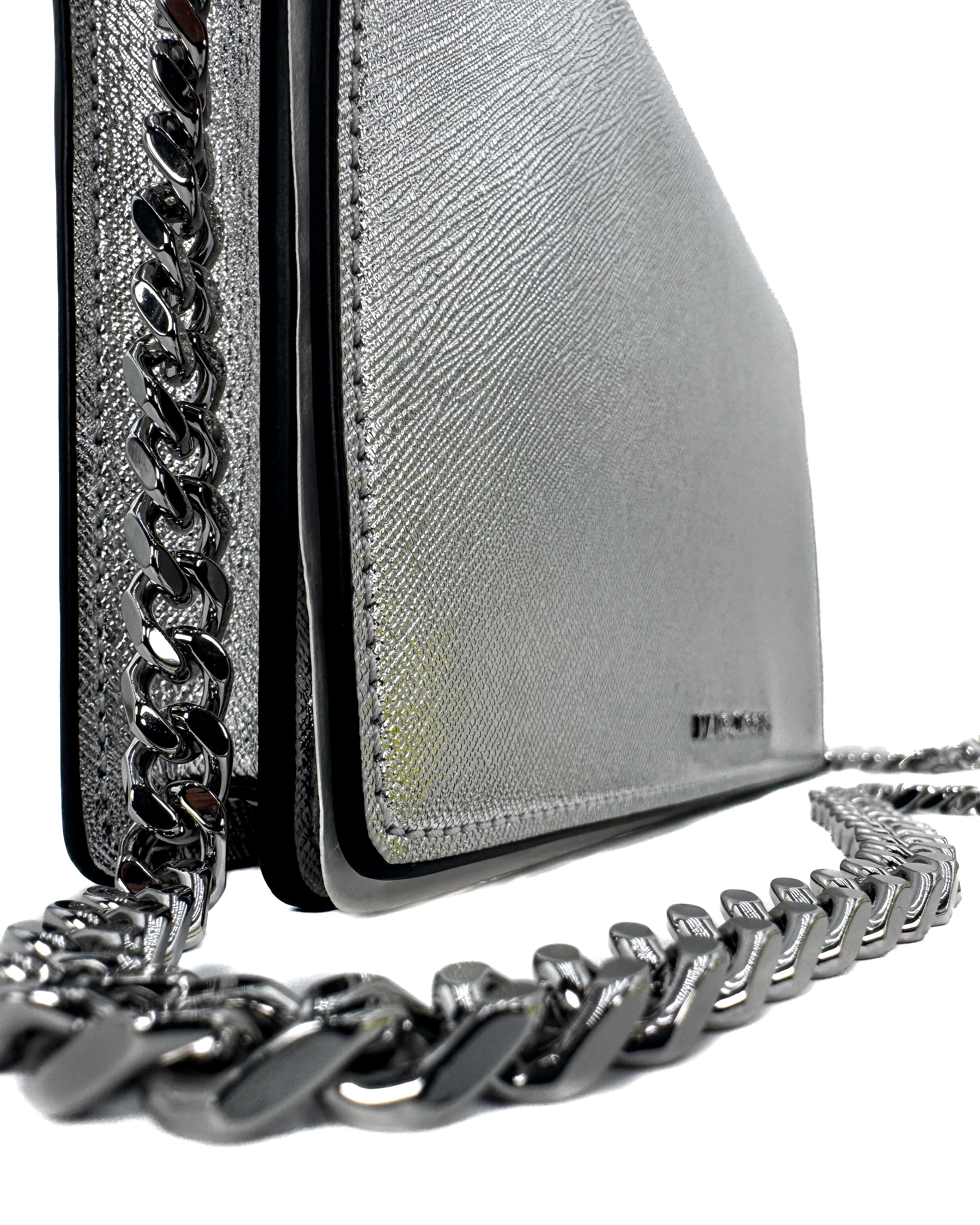 MARC JACOBS - THE CHAIN WALLET SILVER