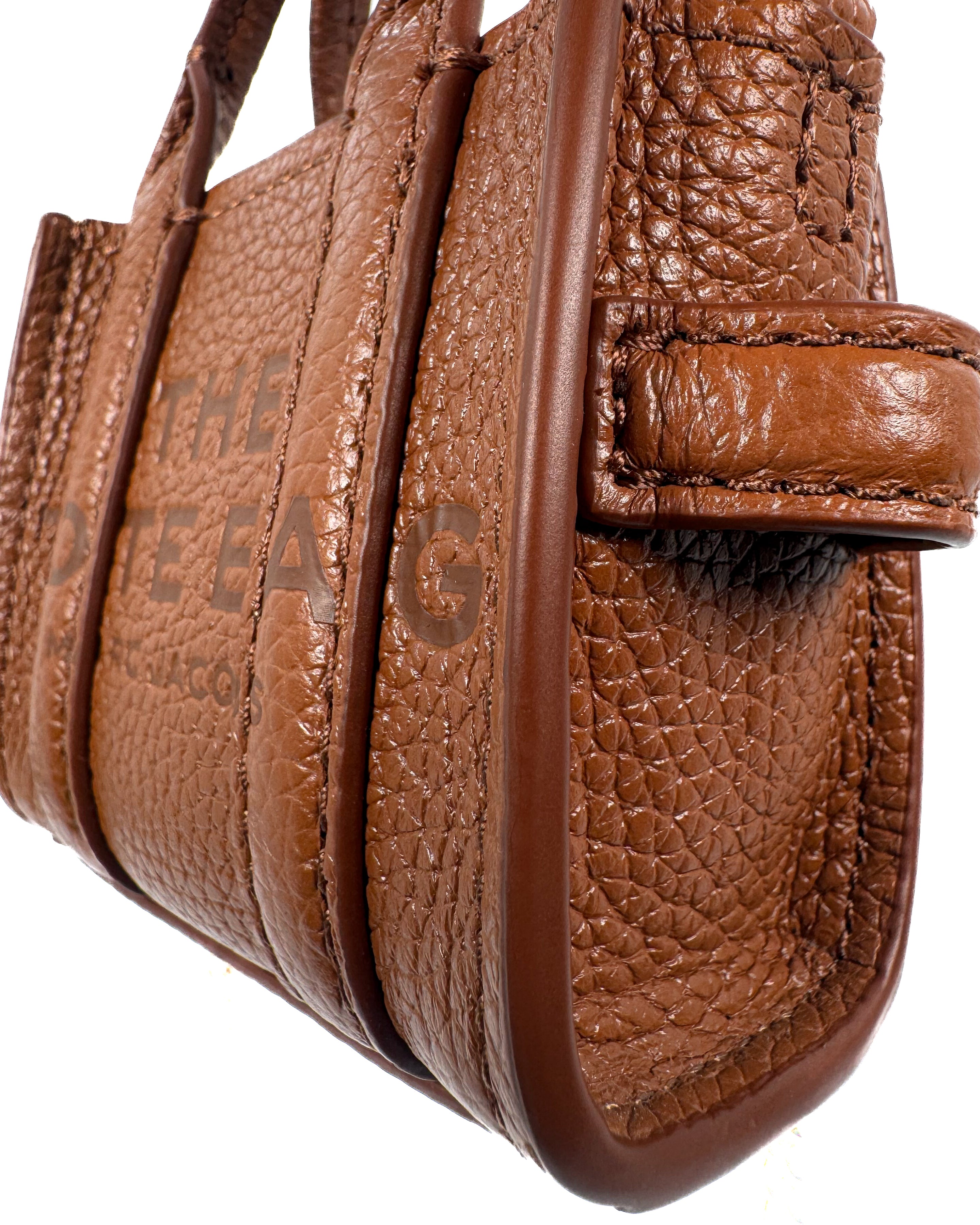 MARC JACOBS - THE MINI TOTE BAG THE LEATHER ARGAN OIL