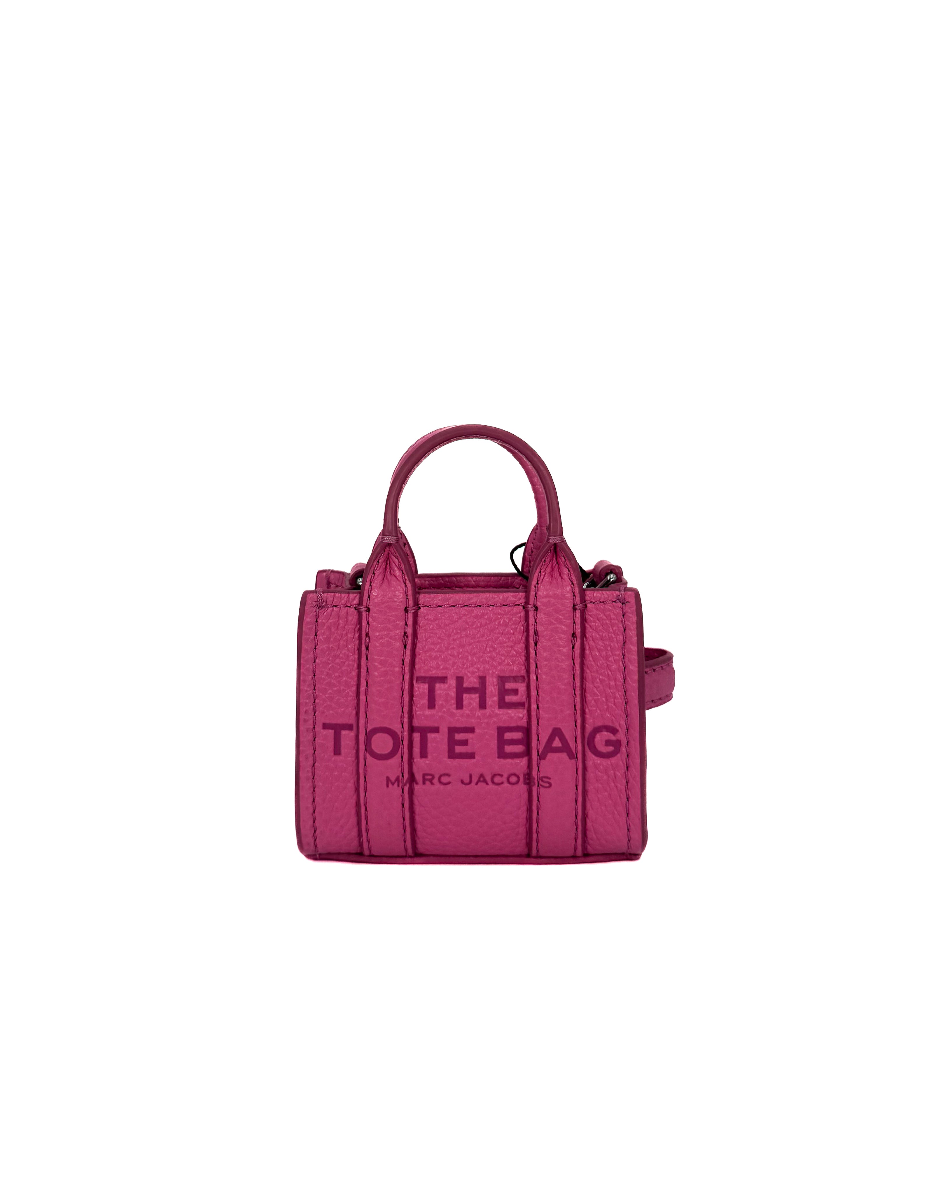 MARC JACOBS - THE MINI TOTE BAG THE LEATHER BOW PINK 678